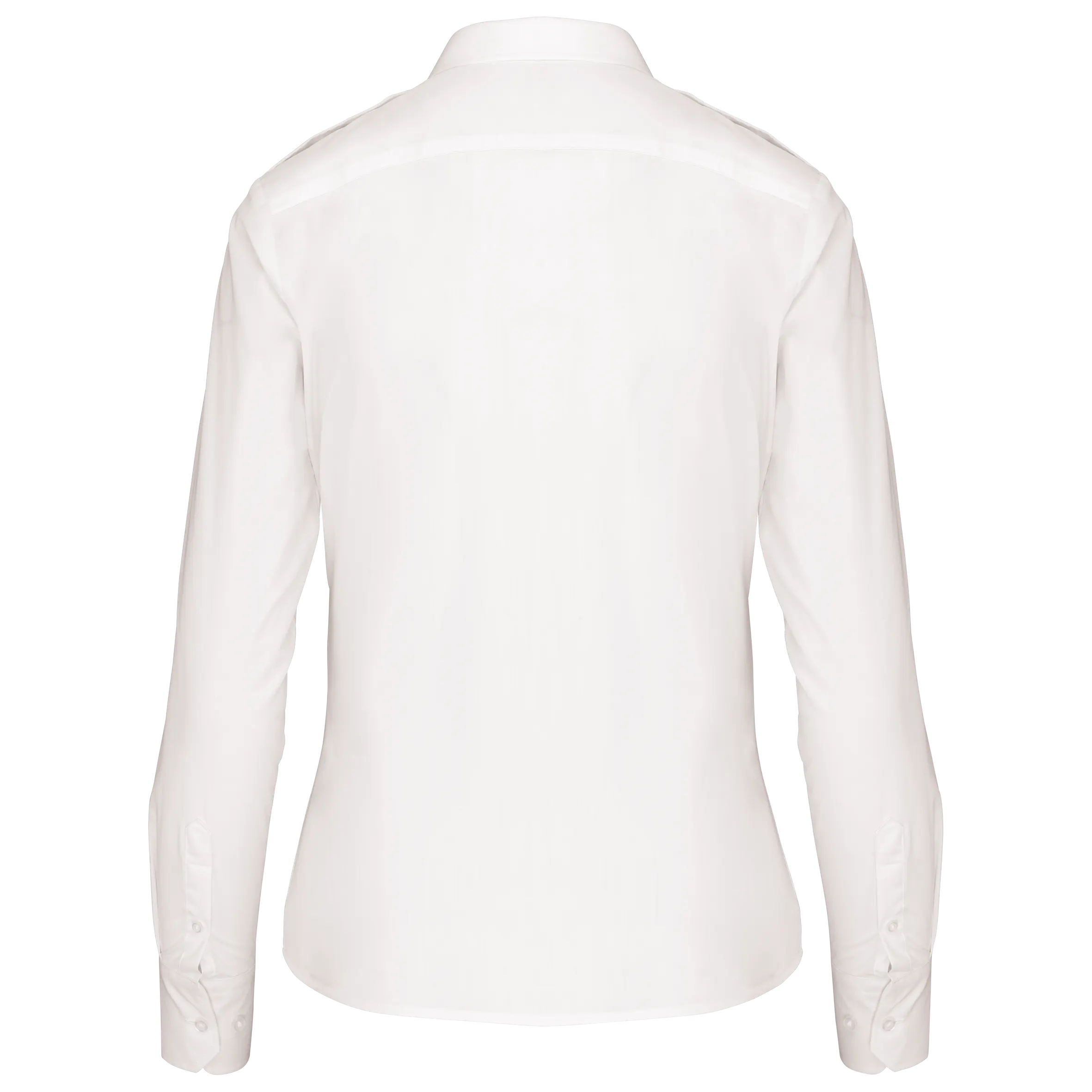 Camisa piloto manga larga mujer