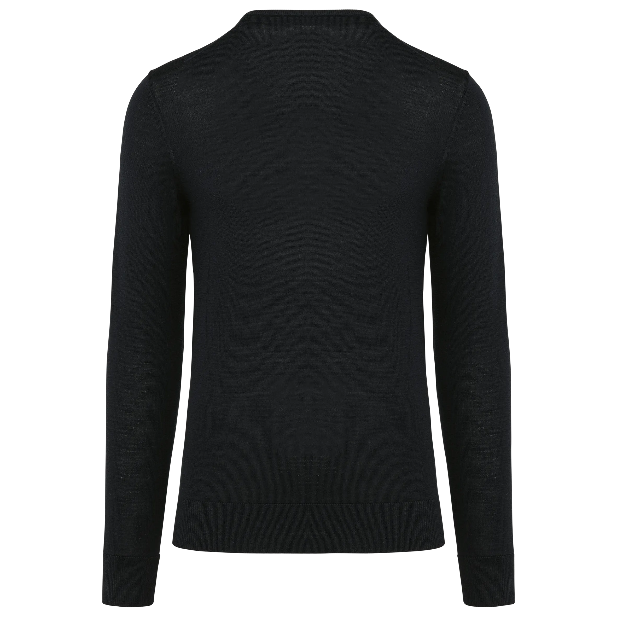 Jersey lana merina cuello de pico hombre