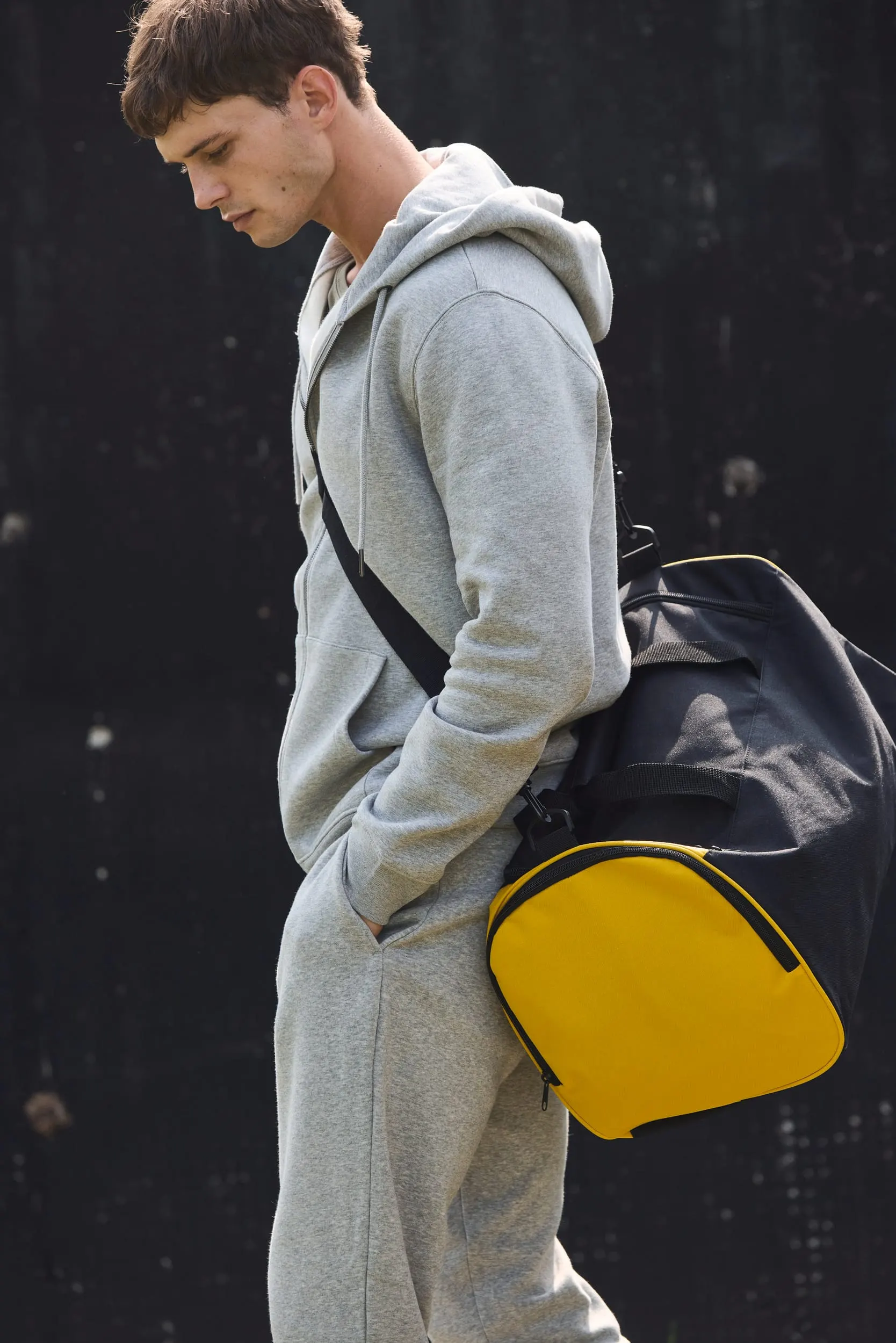 Bolsa de deporte bicolor