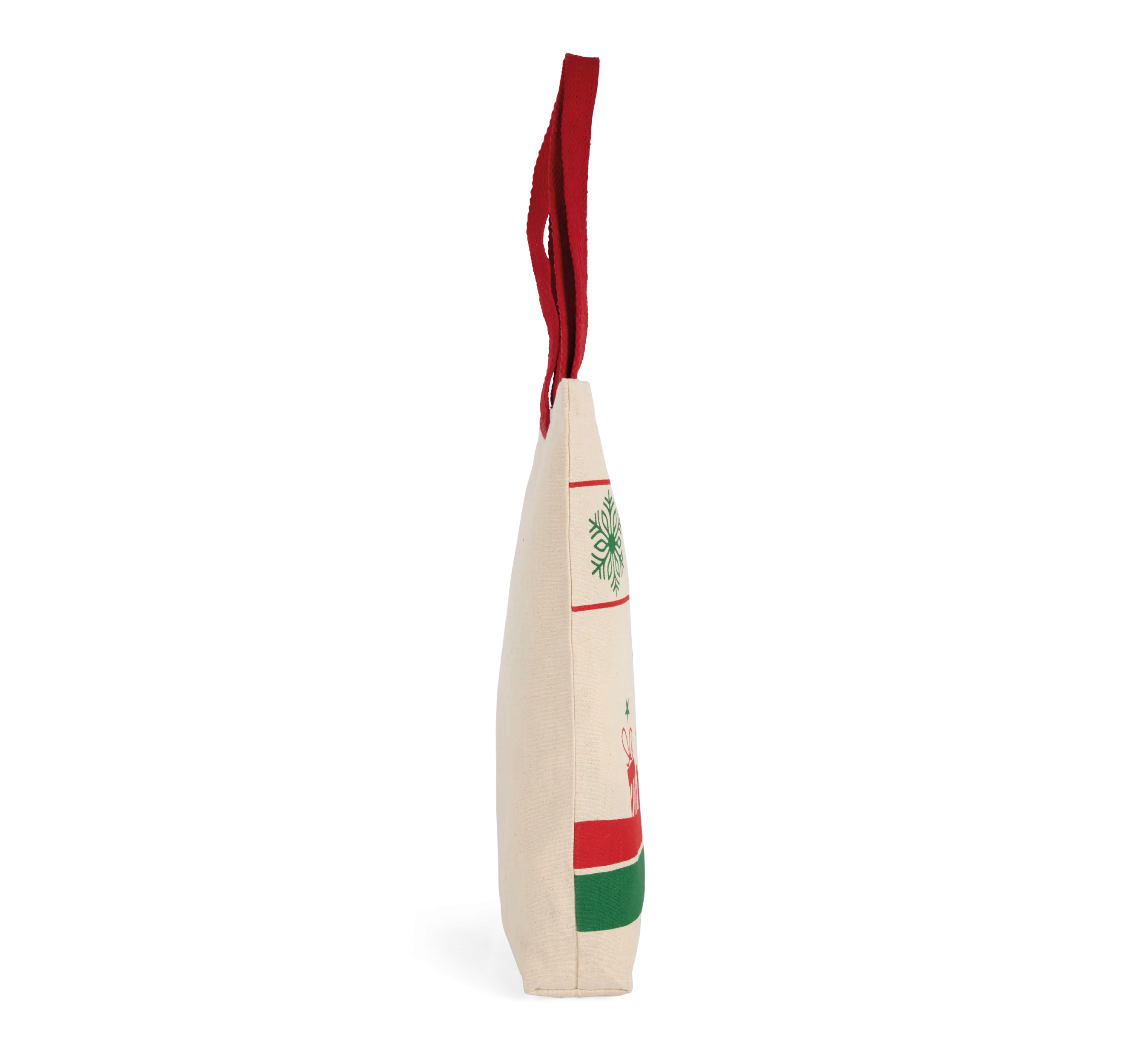 Bolsa shopper con motivos navideños
