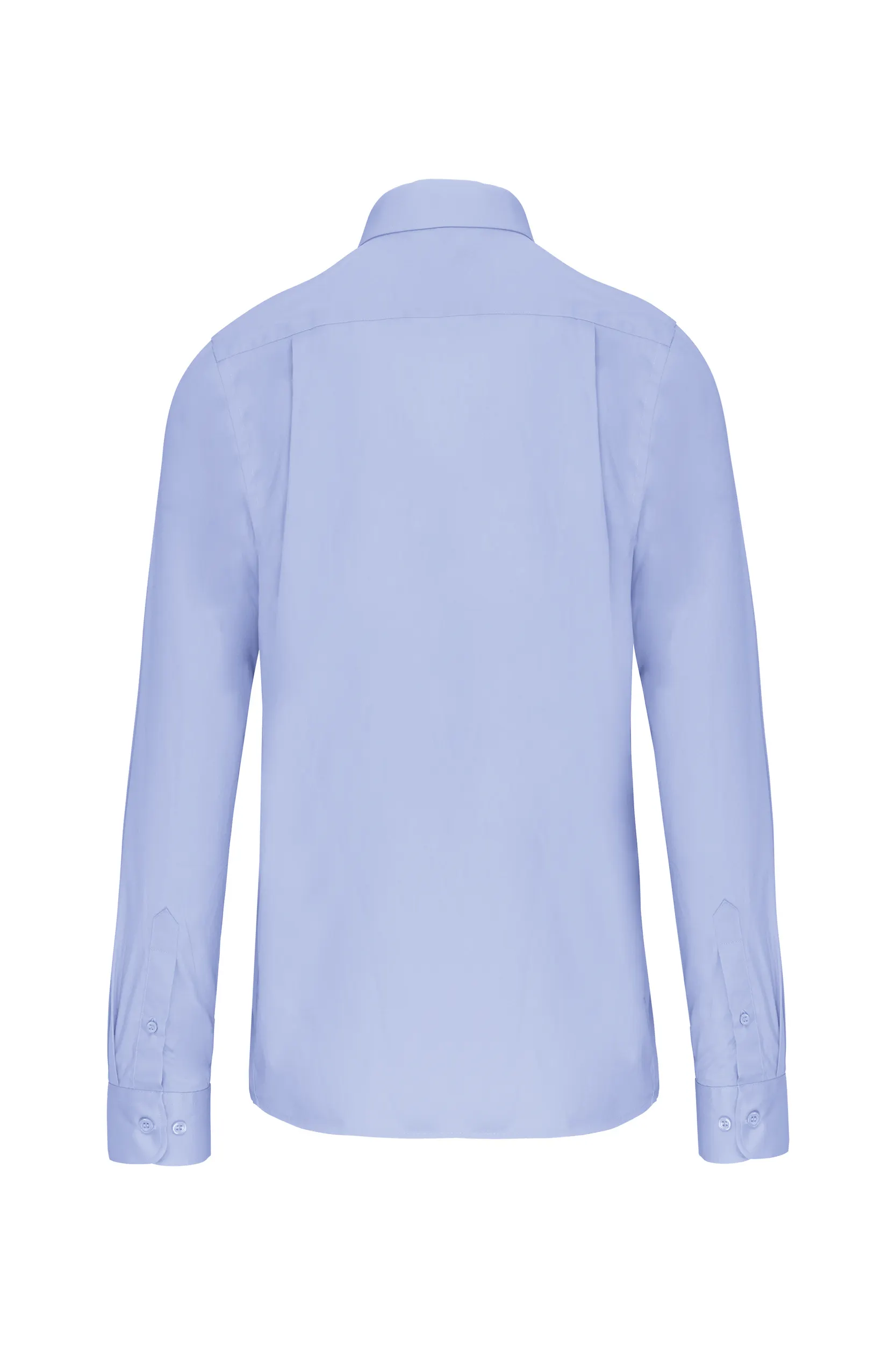 Camisa popelina manga larga hombre