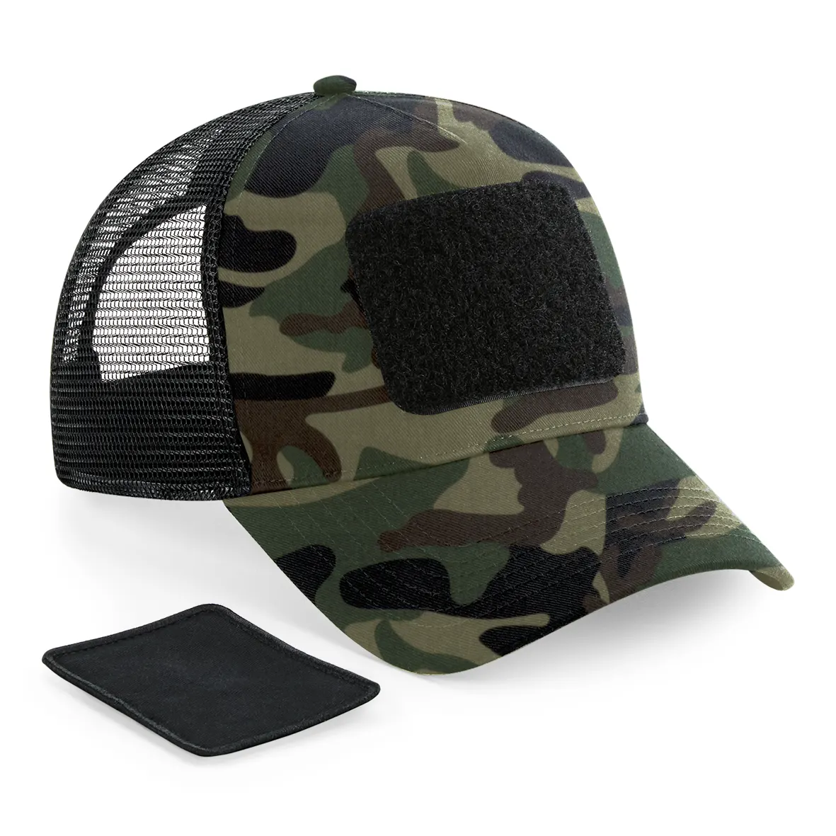 Gorra de rejilla con parche extraíble y ajustable en la parte trasera <br/>