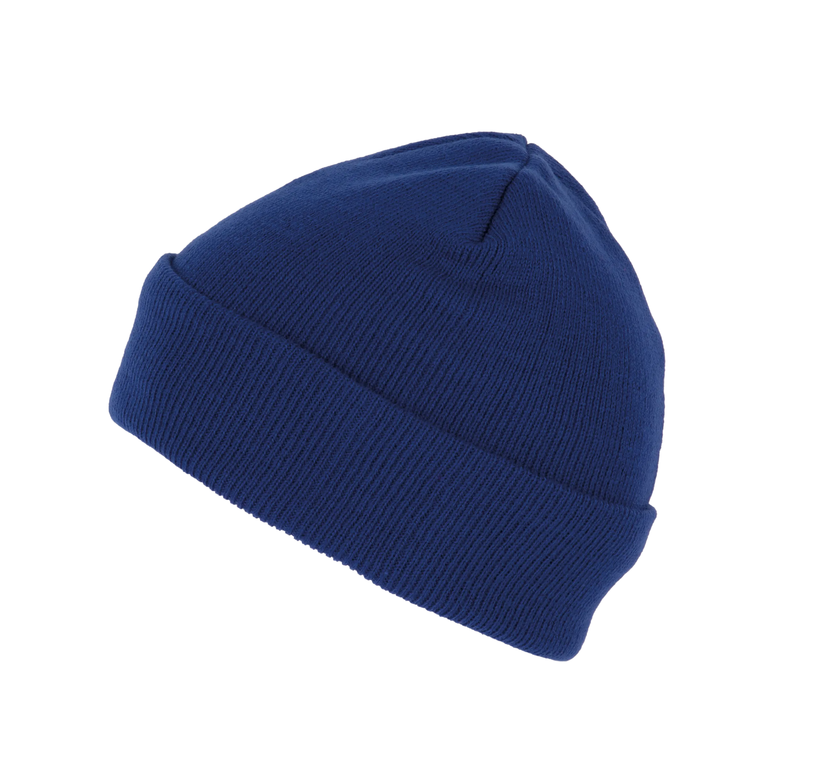 Gorro punto reciclado con dobladillo