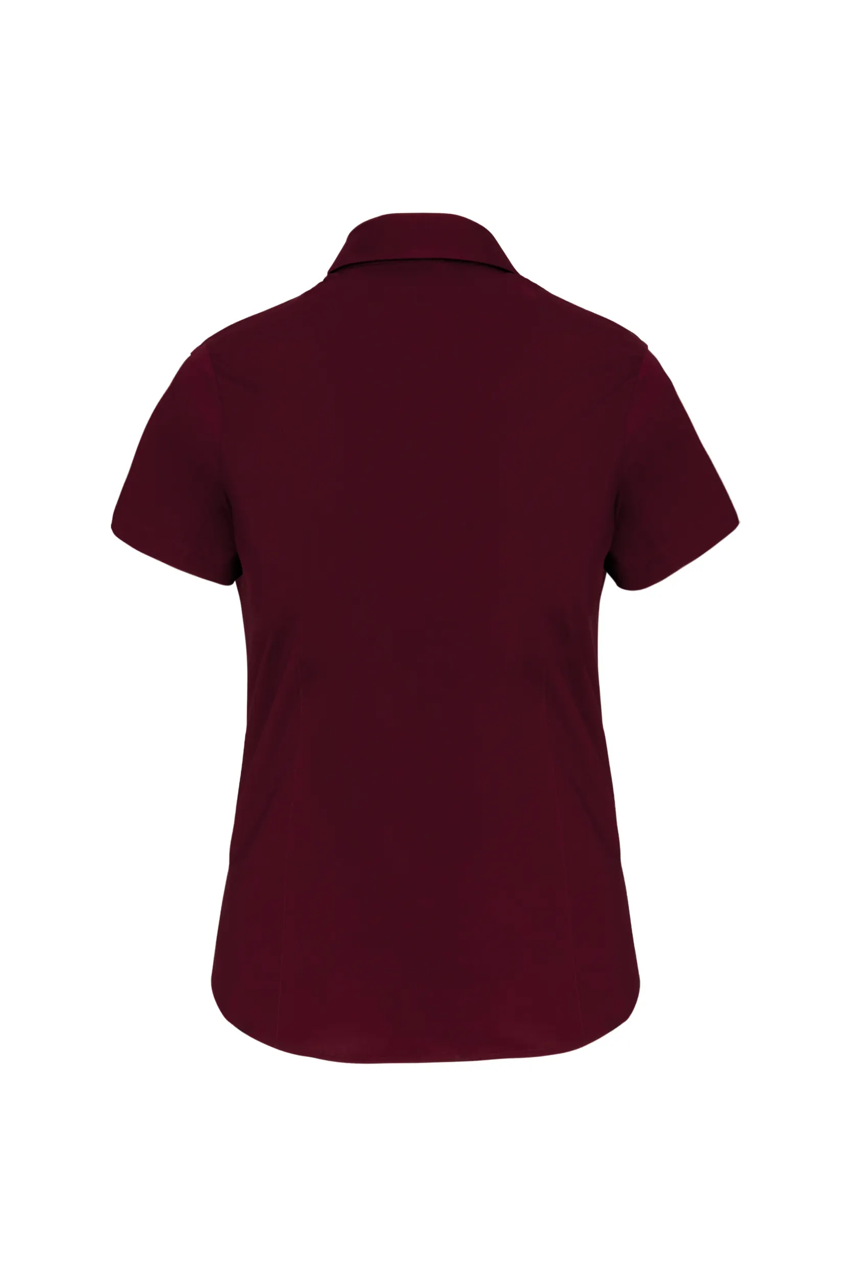Camisa stretch manga corta mujer