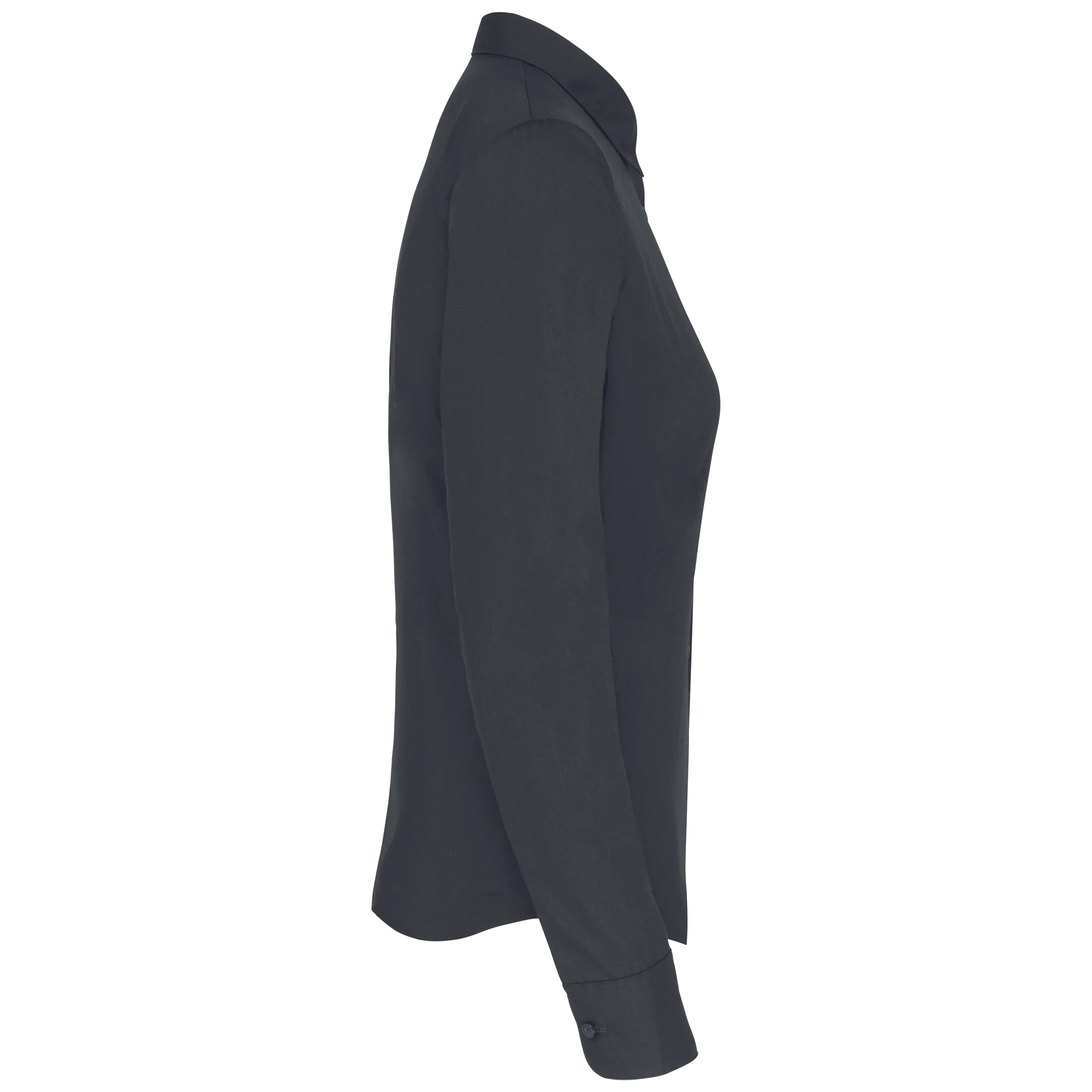 Camisa popelina de polialgodón manga larga mujer