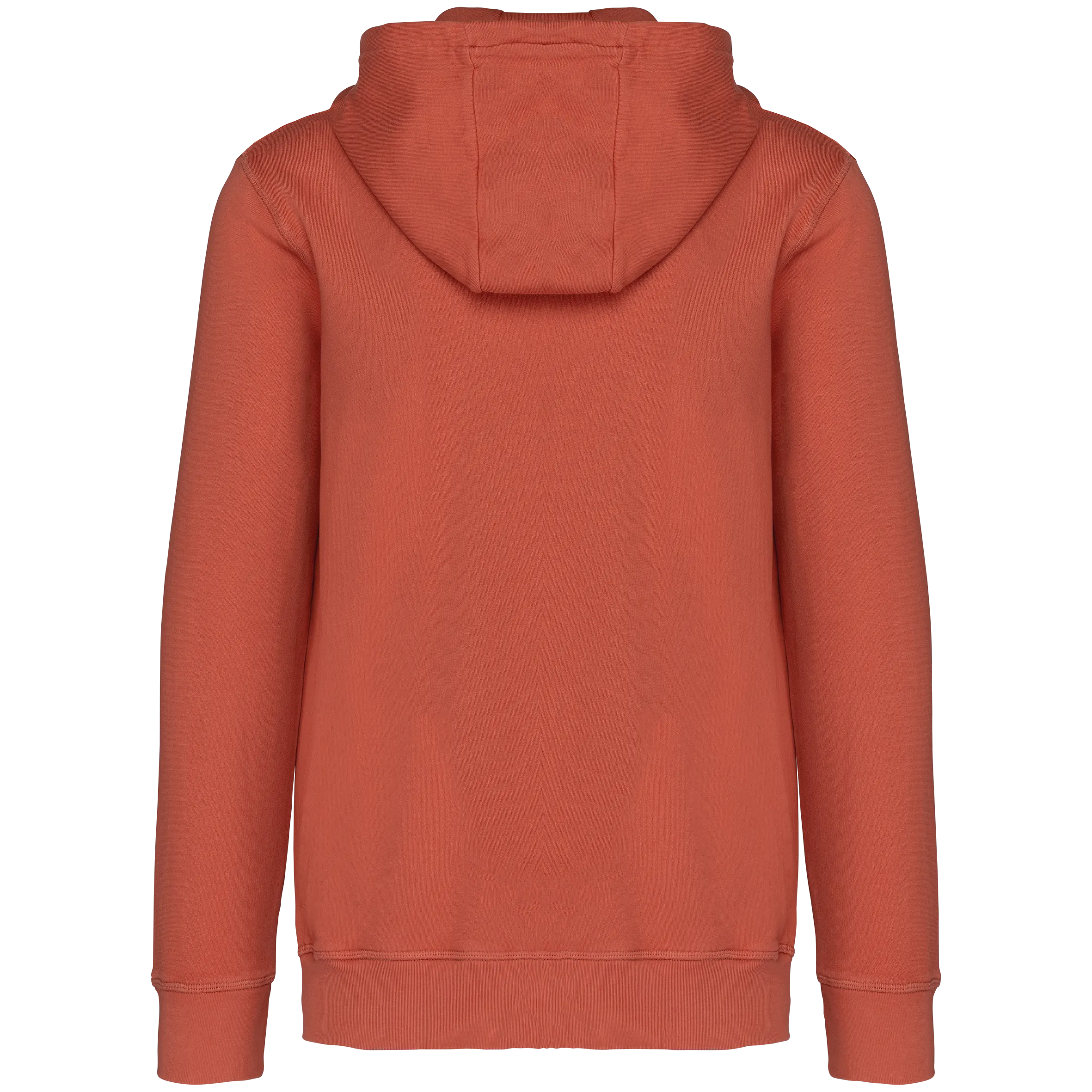Sudadera ecorresponsable con cremallera y capucha French Terry unisex