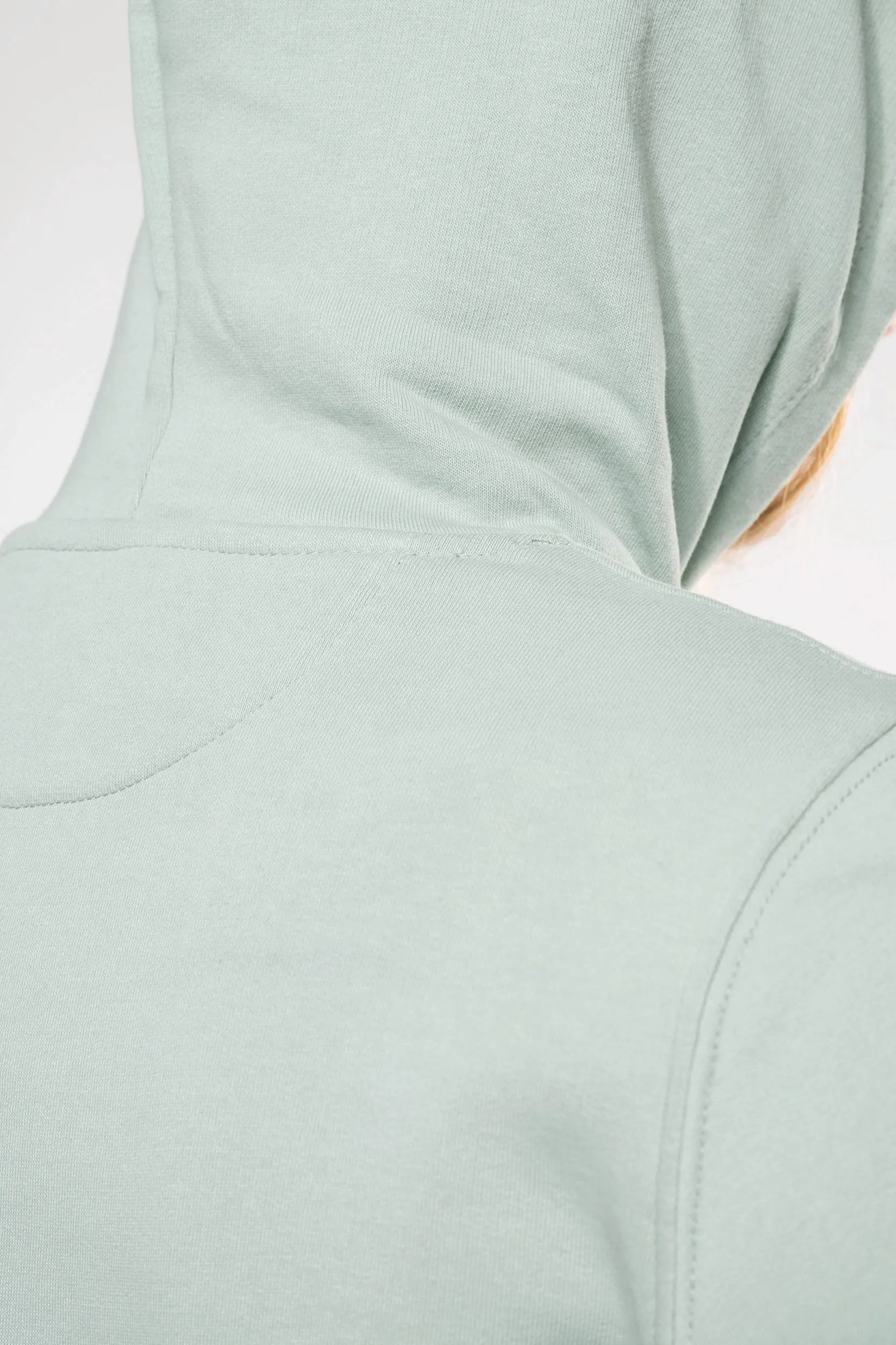Sudadera capucha ecorresponsable mujer
