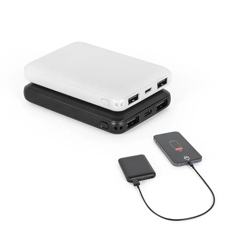 LEAKEY 5. Batería externa de 5'000 mAh en ABS reciclado (100% rABS)