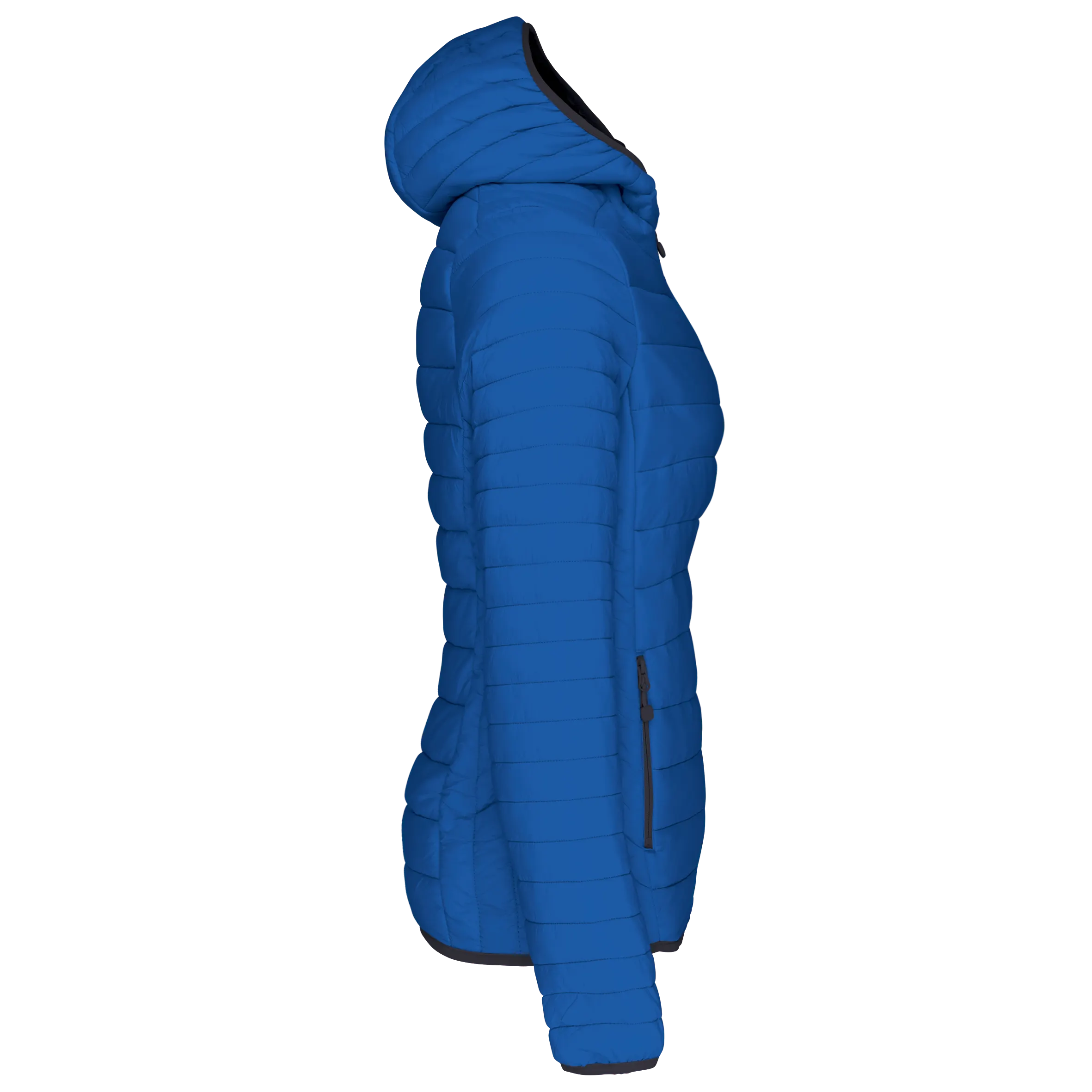 Chaqueta acolchada y ligera con capucha mujer