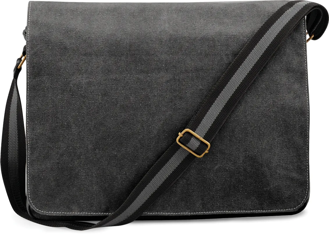 Bolsa mensajero canvas estilo vintage