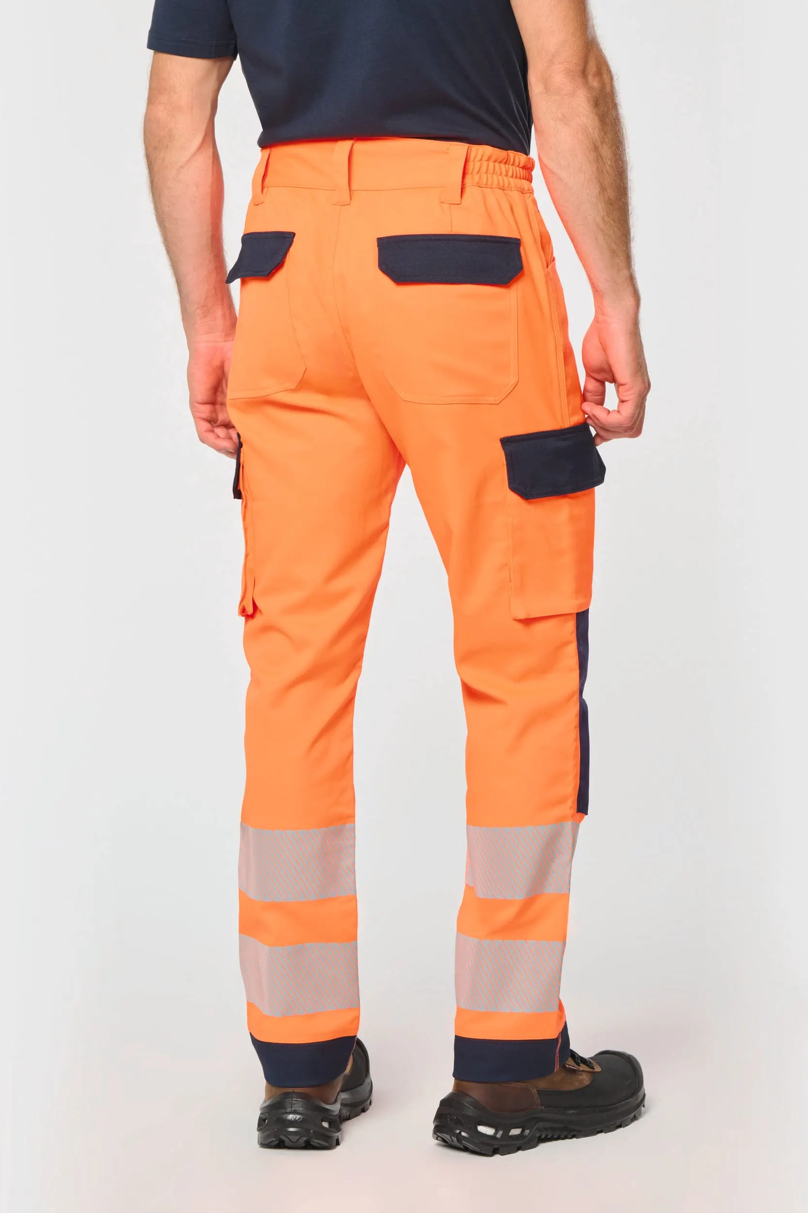 Pantalón de seguridad reciclado multibolsillos unisex