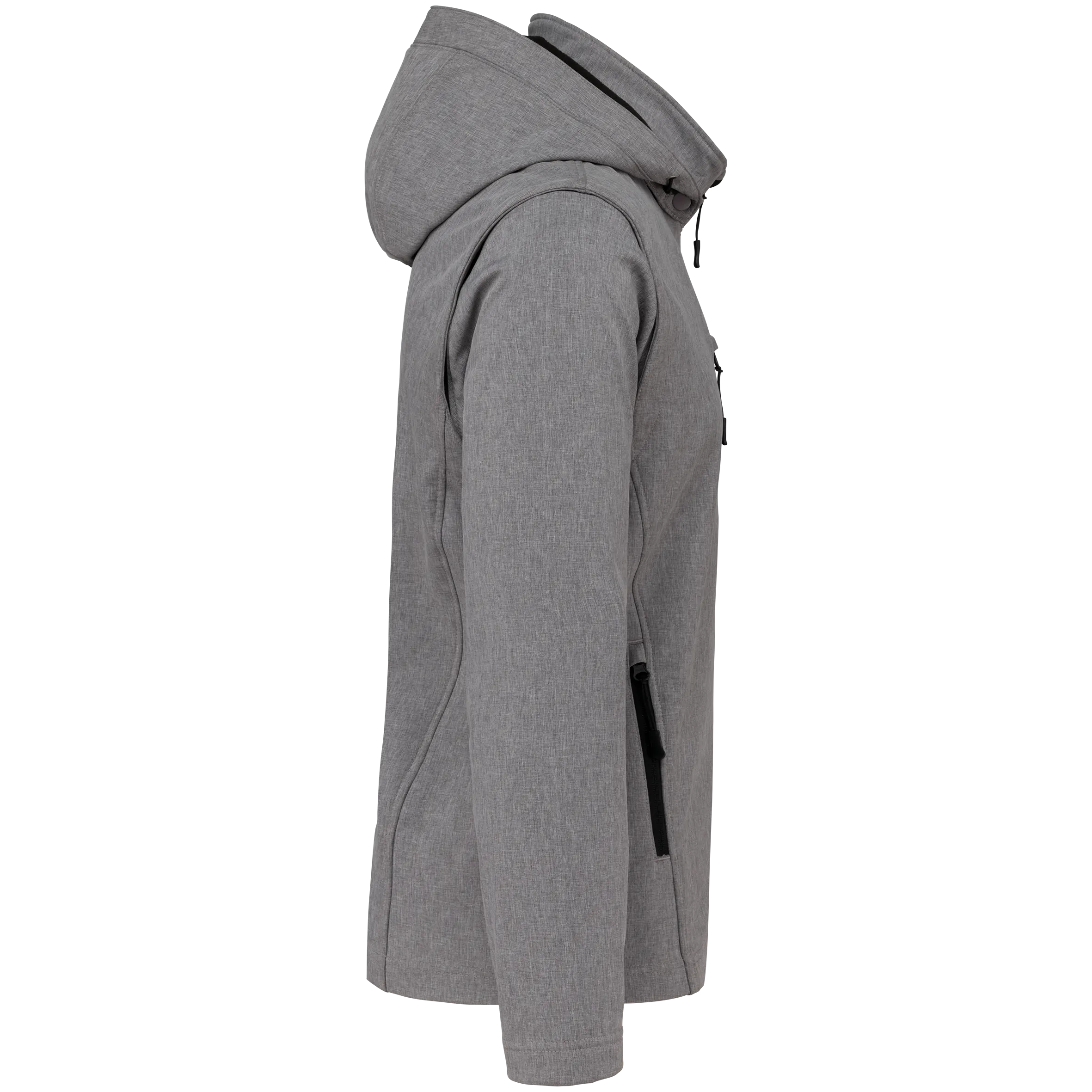 Chaquetas softshell 3 capas con capucha y mangas extraíbles unisex