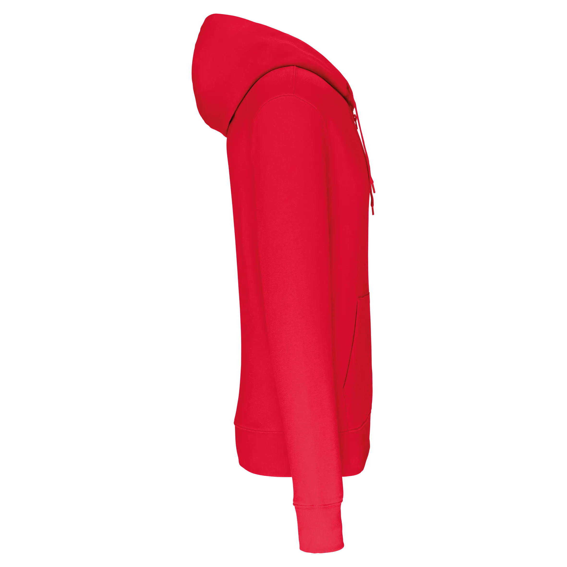 Sudadera con capucha y cremallera ecorresponsable hombre