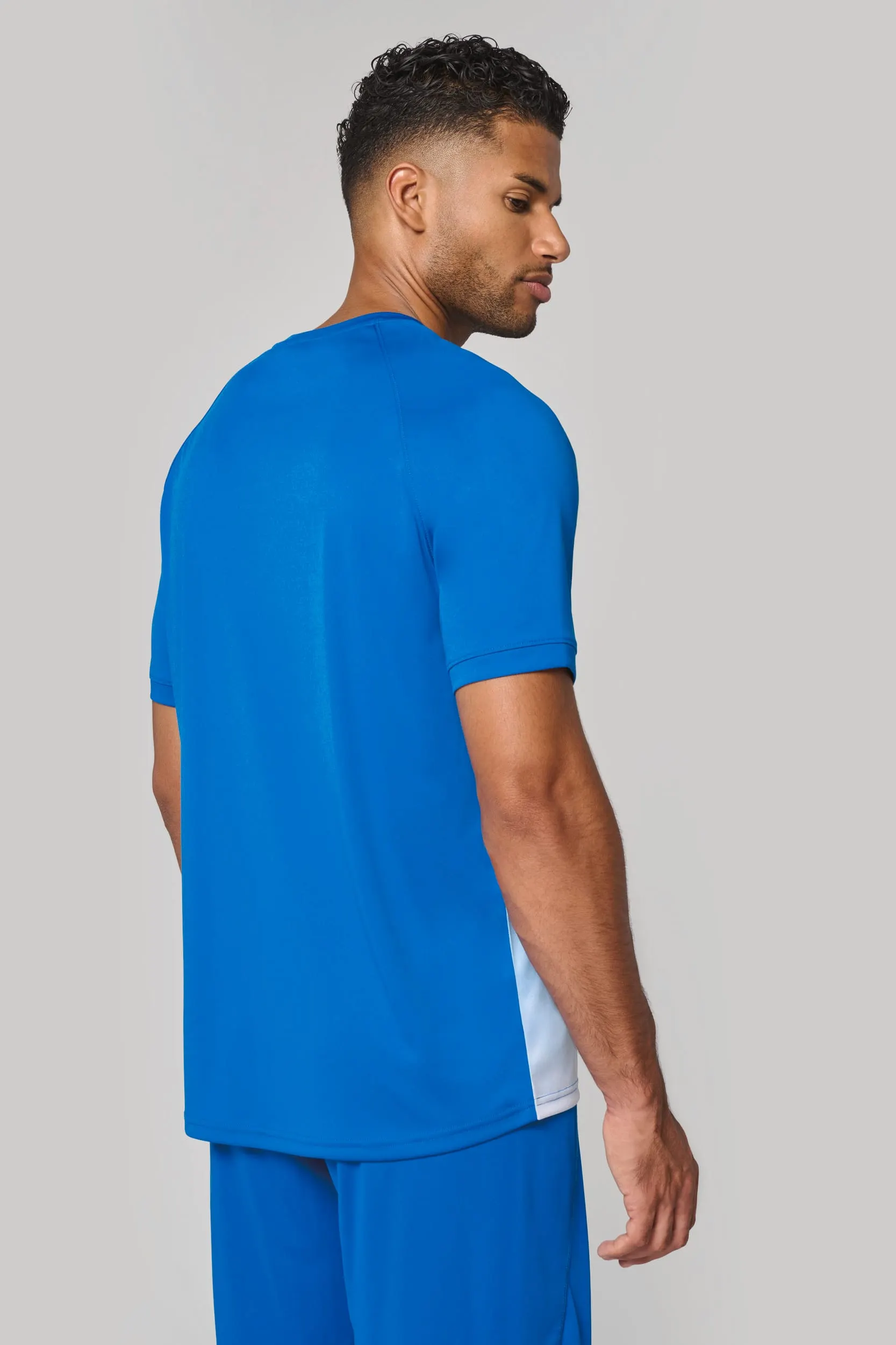 Camiseta multideporte de poliéster realzado unisex