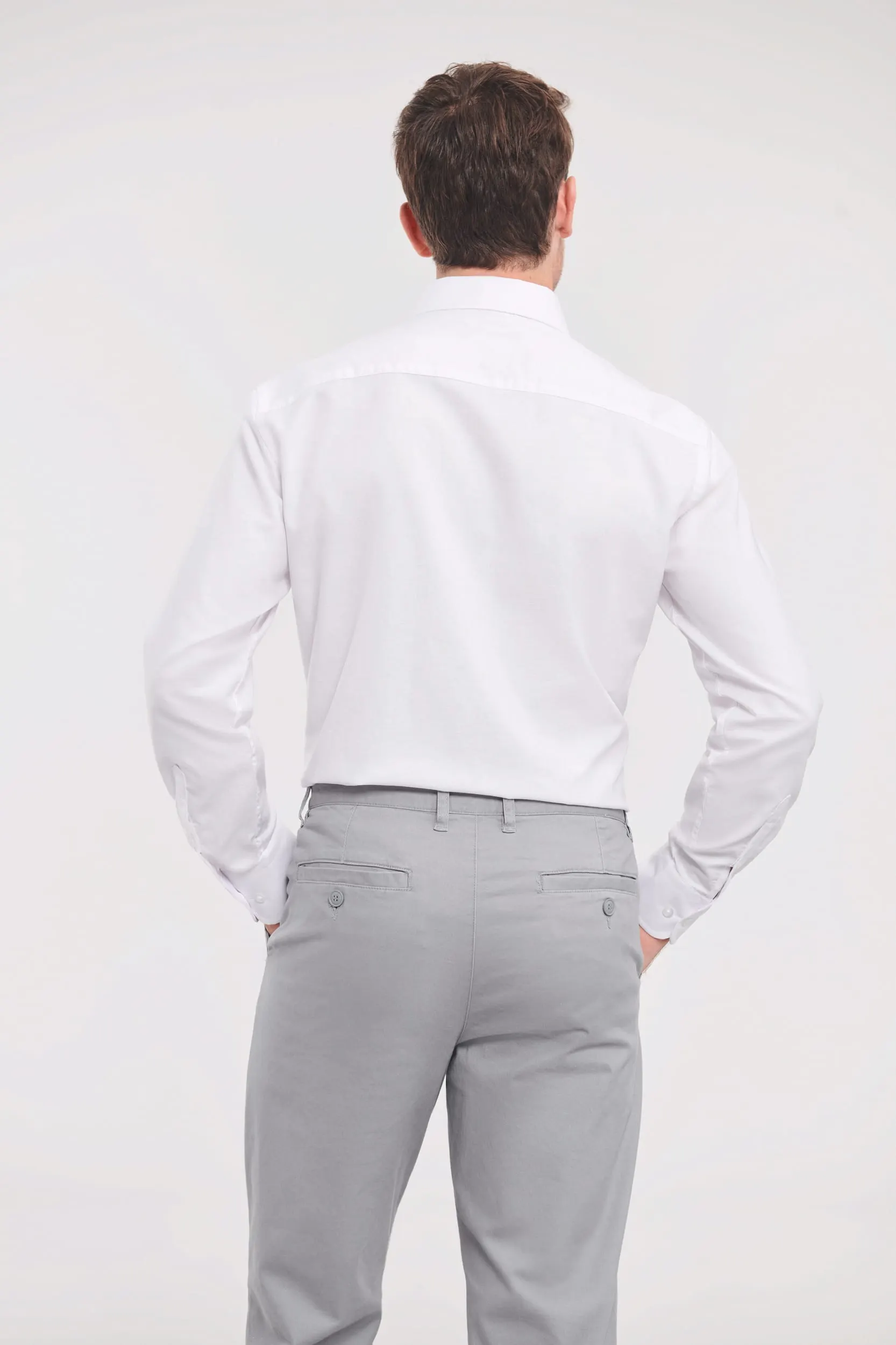 Camisa oxford manga larga