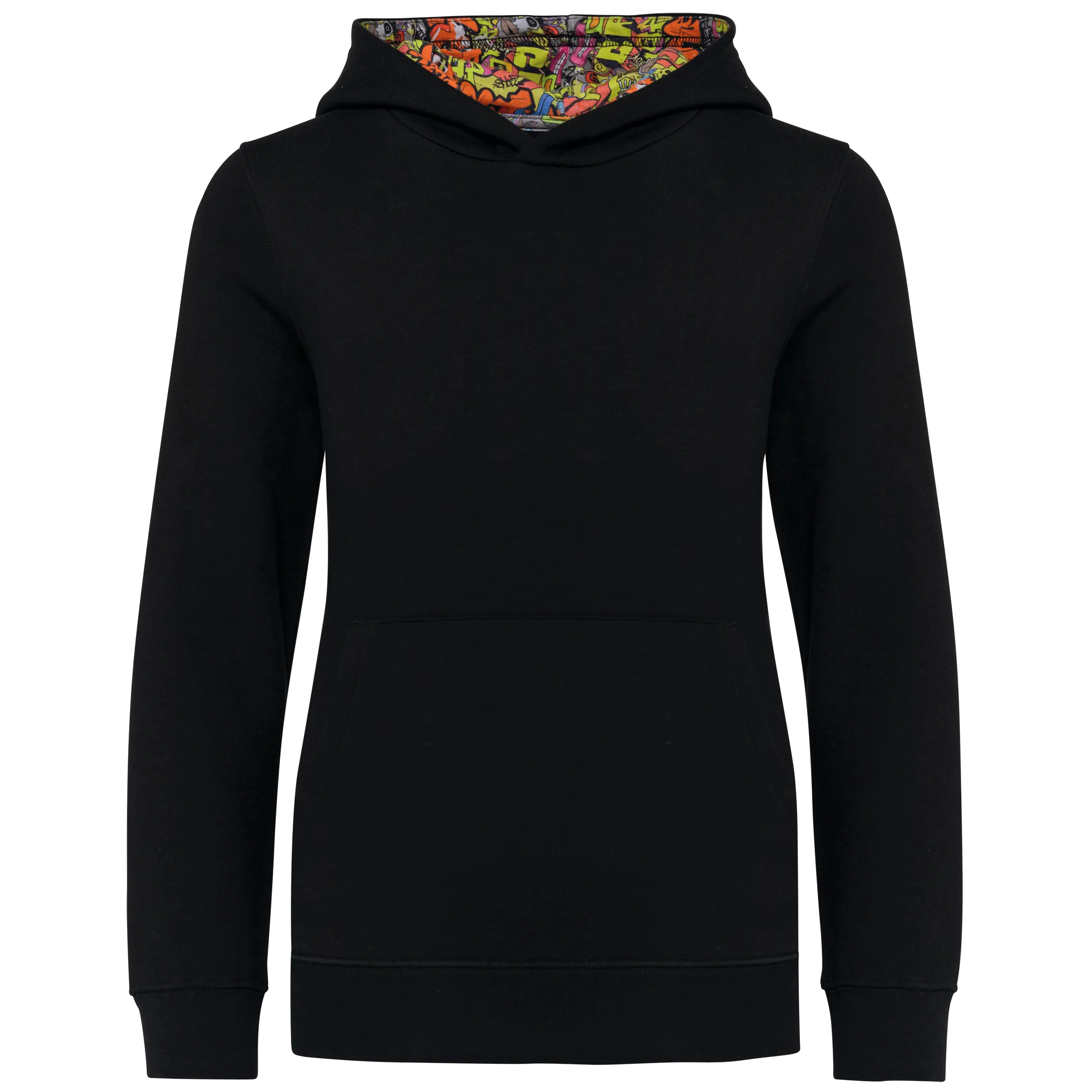 Sudadera con capucha de forro contrastado infantil