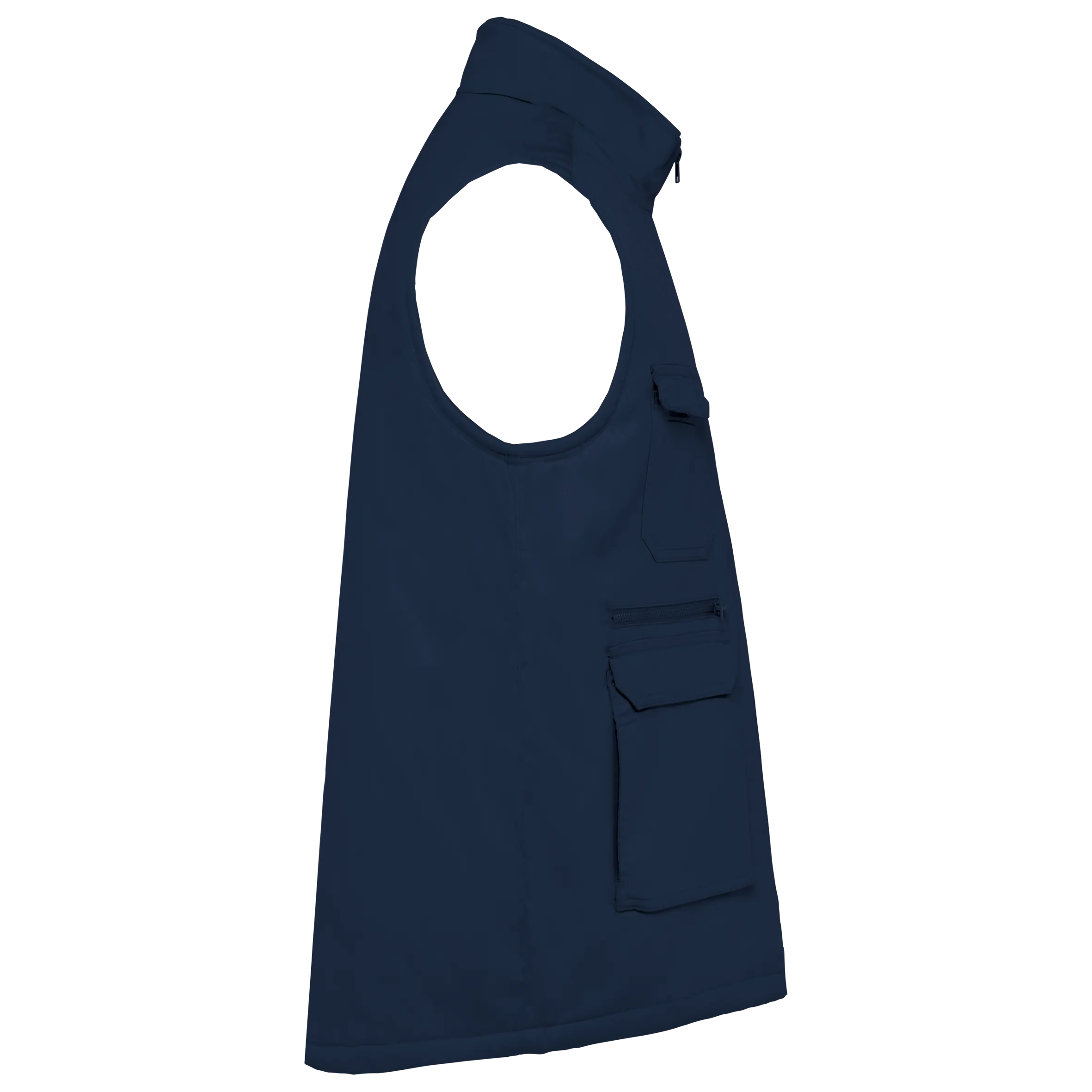 Chaleco polialgodón multibolsillos acolchado - Unisex