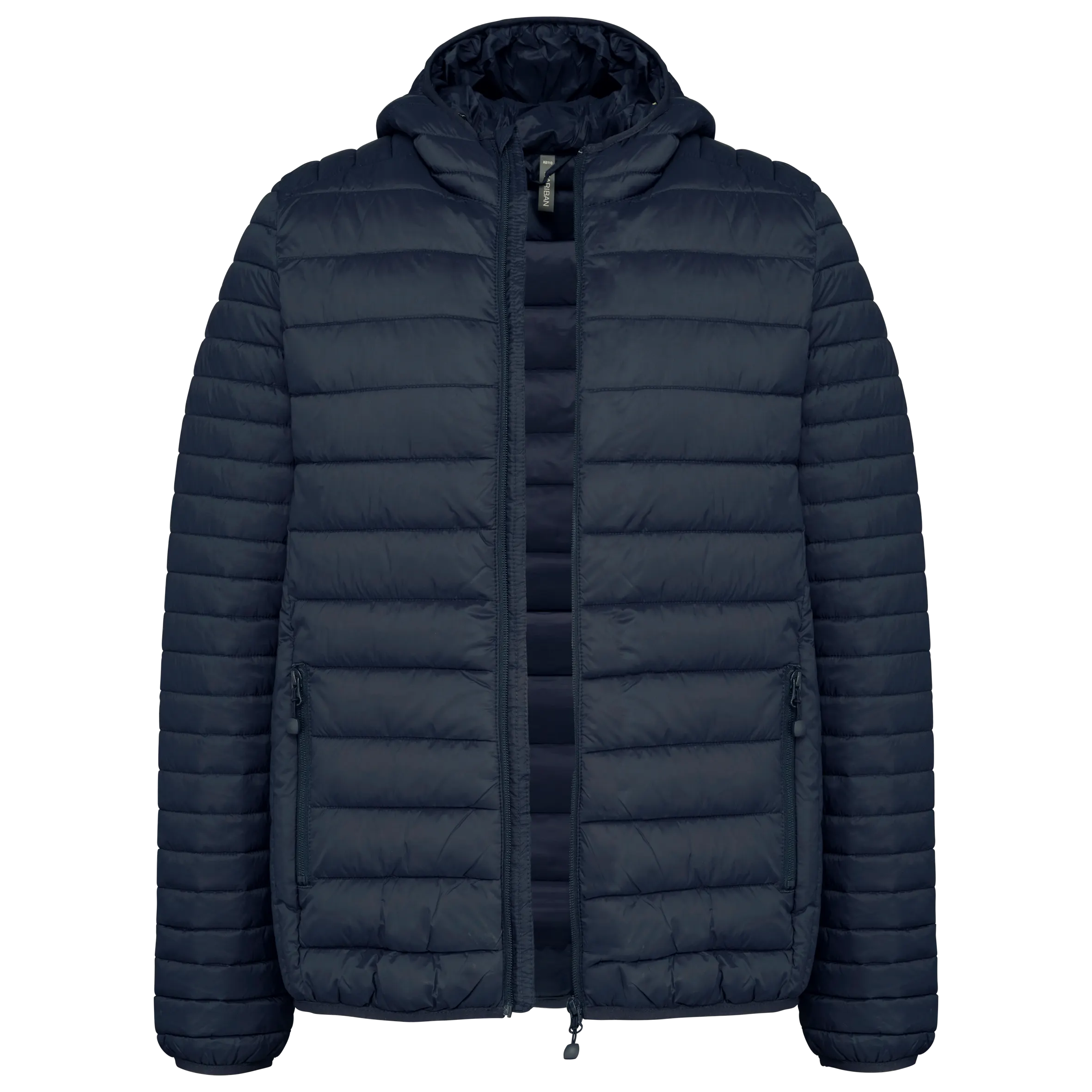Chaqueta acolchada y ligera con capucha hombre