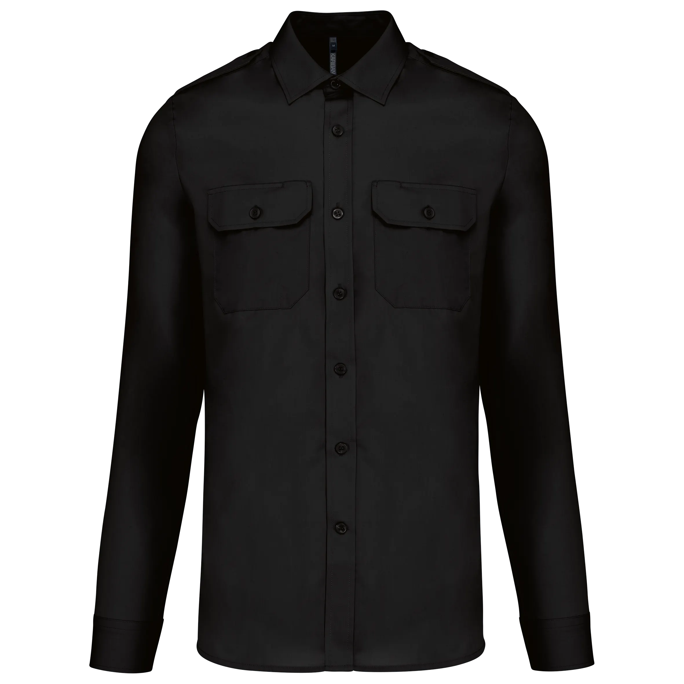 Camisa piloto manga larga hombre