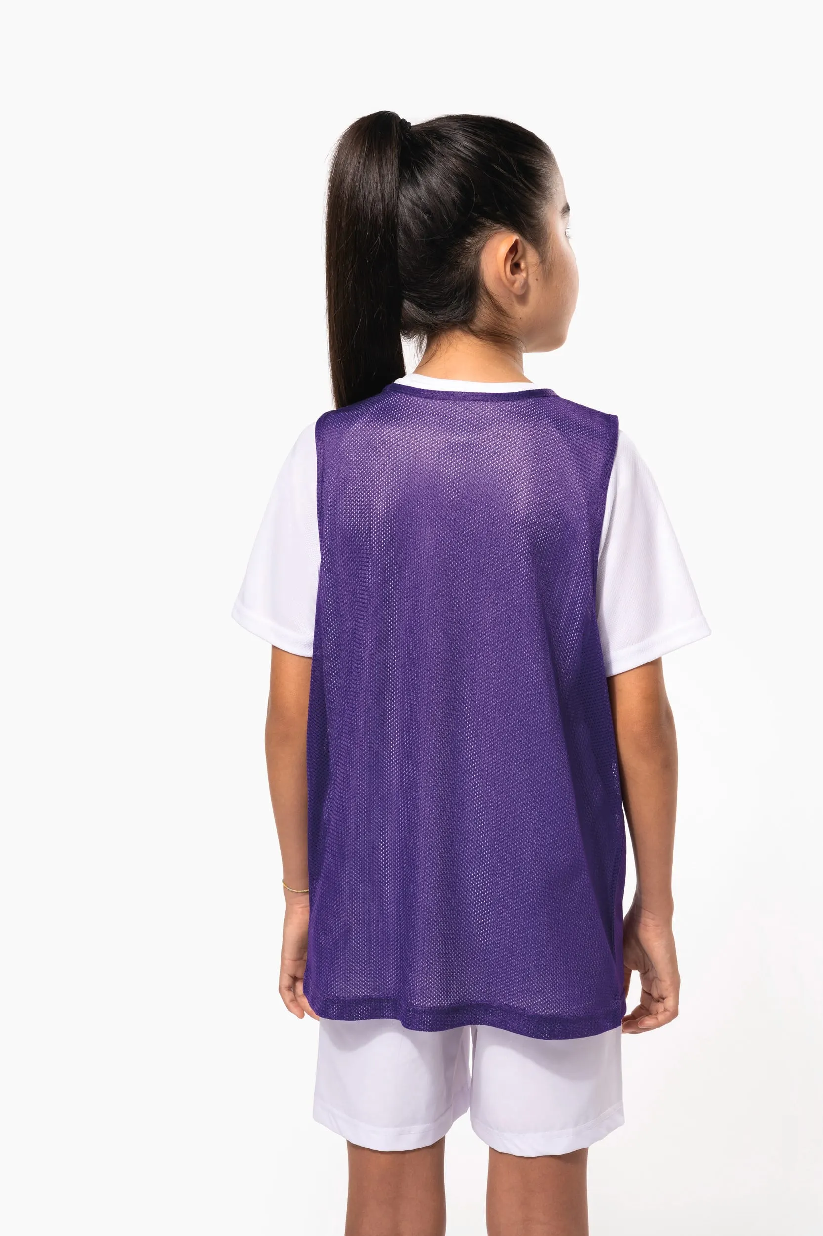 Peto ligero de rejilla multi-deportes para niños