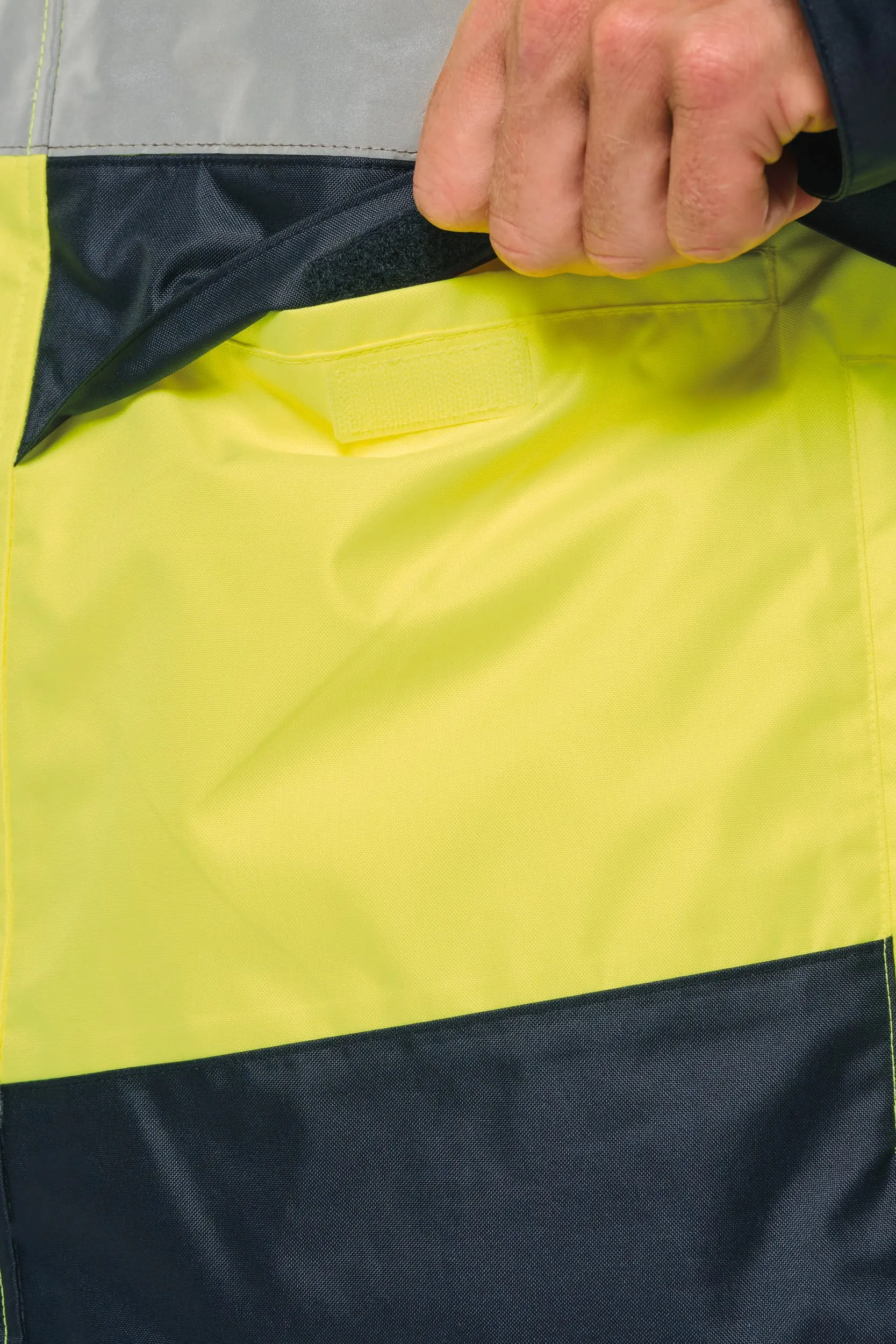 Parka de seguridad reciclada 4 en 1 unisex