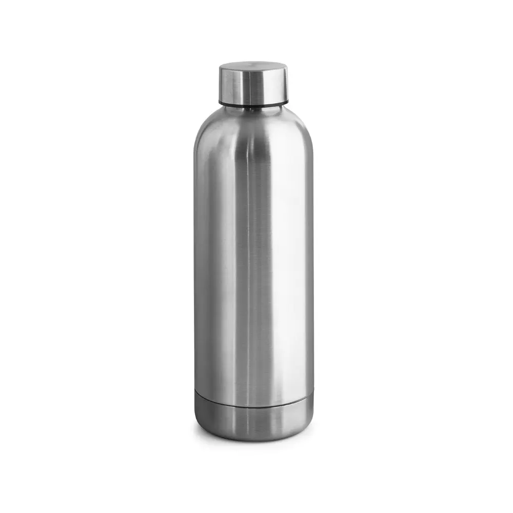 ODIN METTALIC. Botella en acero inoxidable 90% reciclado 550 mL