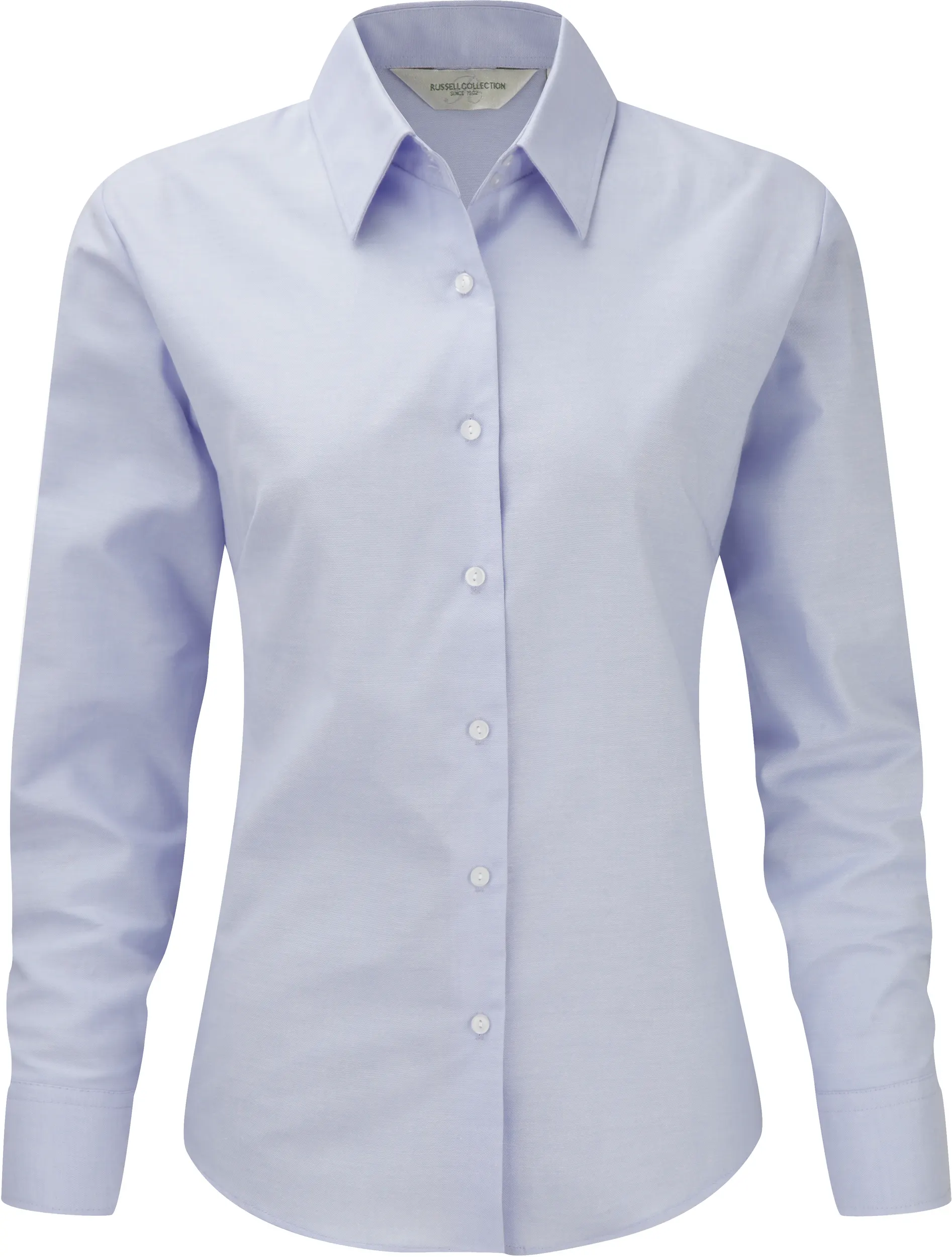 Camisa Oxford manga larga mujer