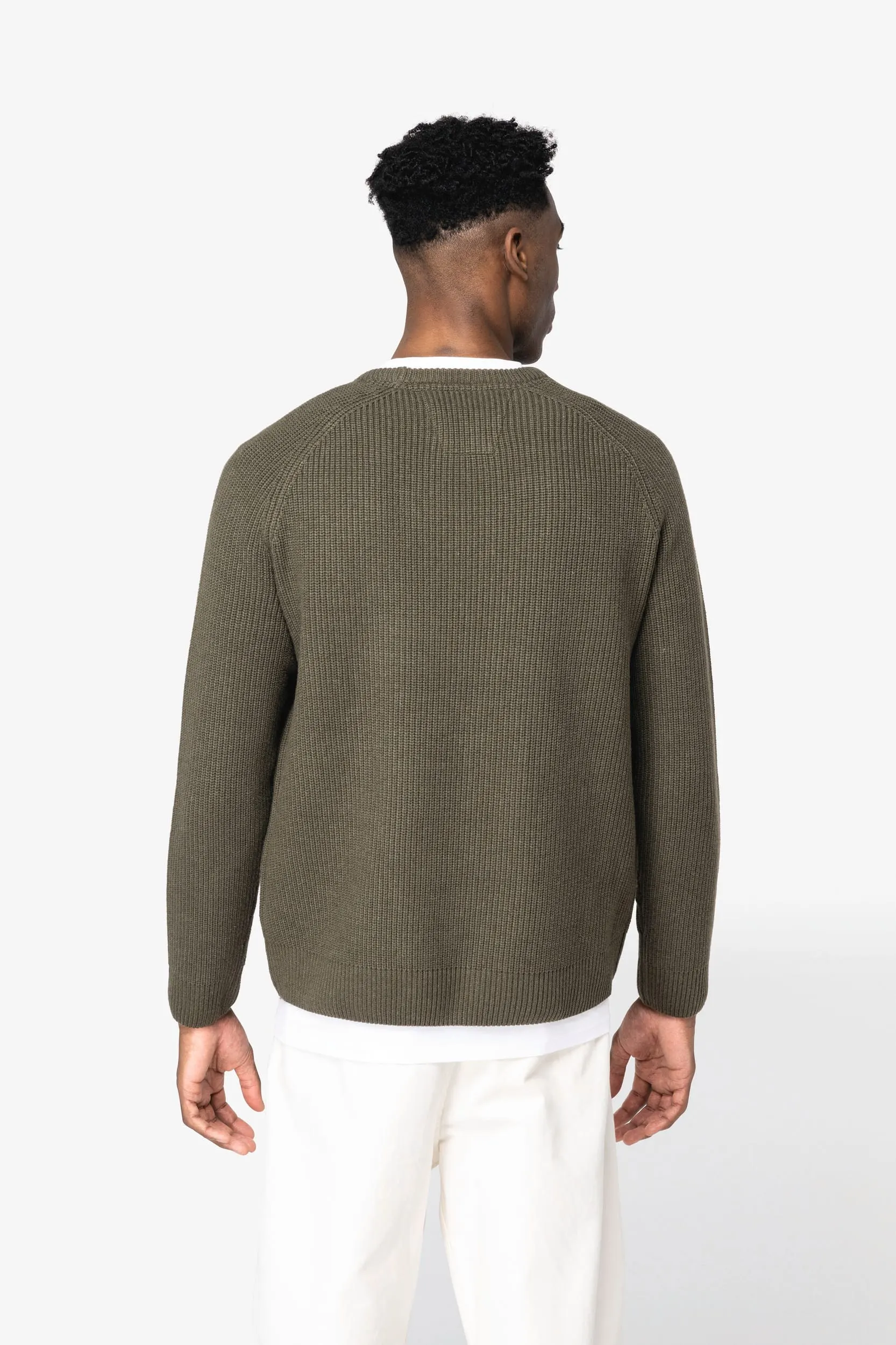 Jersey ecorresponsable de punto grueso hombre