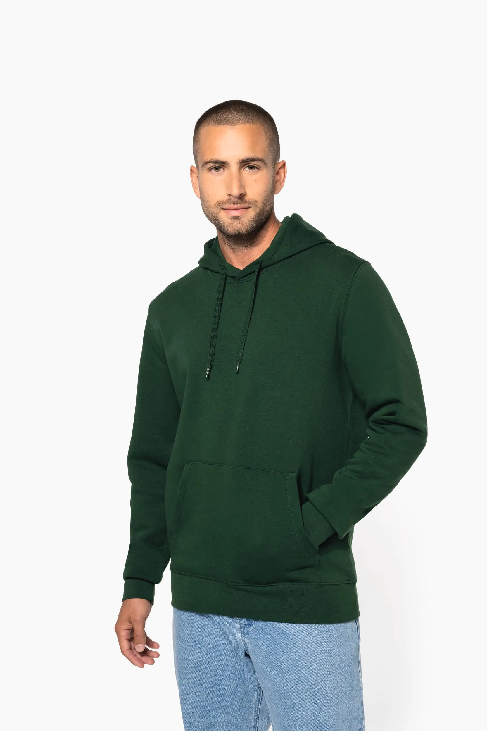 Sudadera capucha ecorresponsable hombre