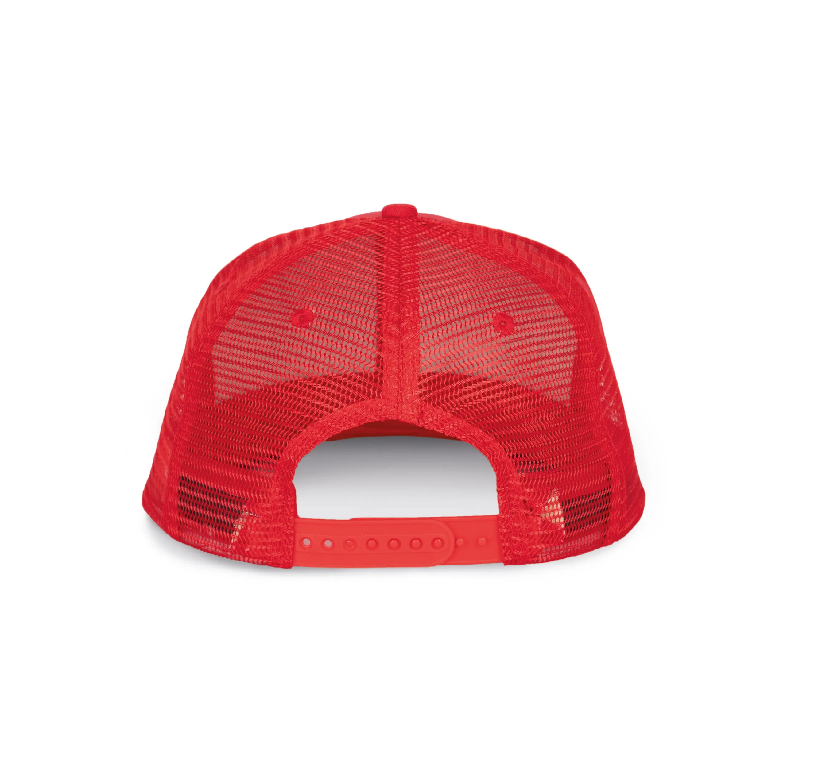 Gorra trucker - 6 paneles visera plana