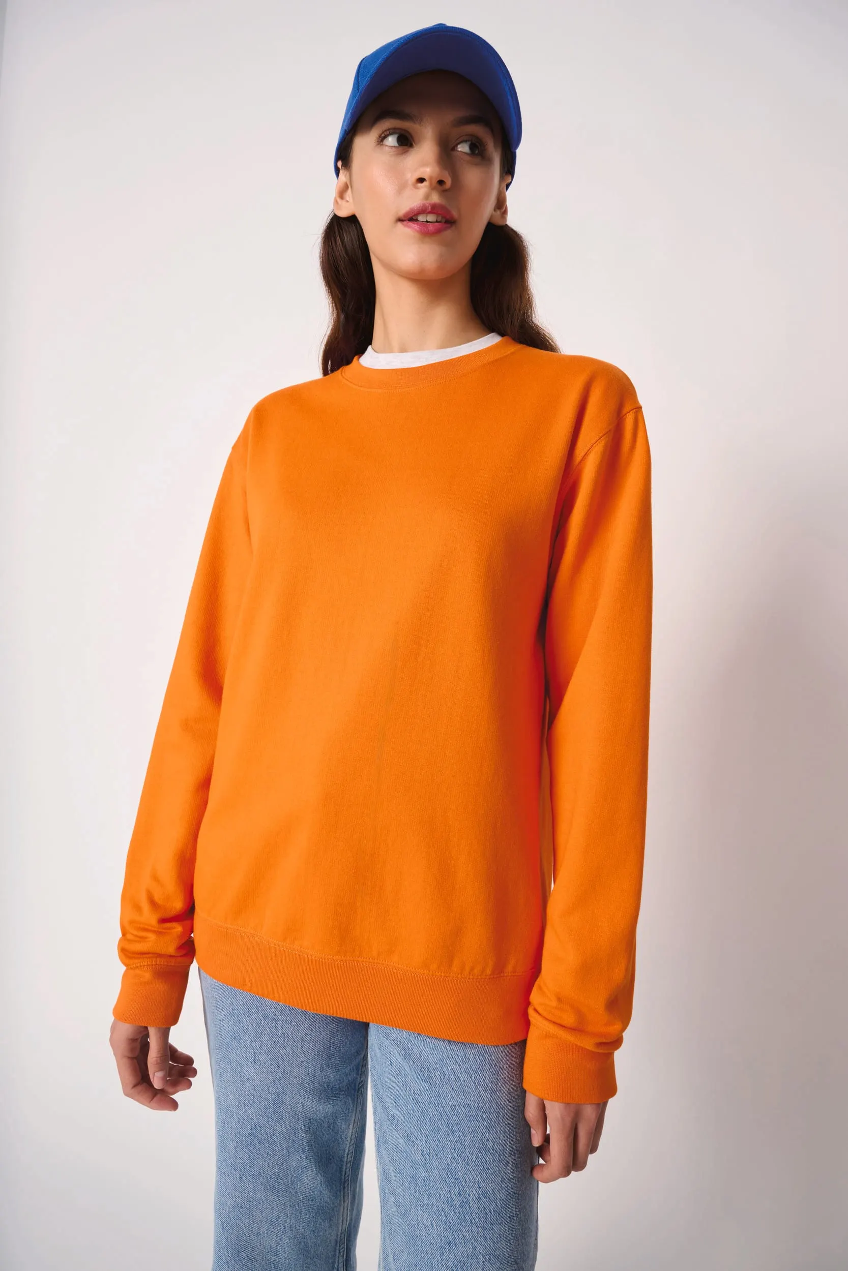 Sudadera cuello redondo unisex