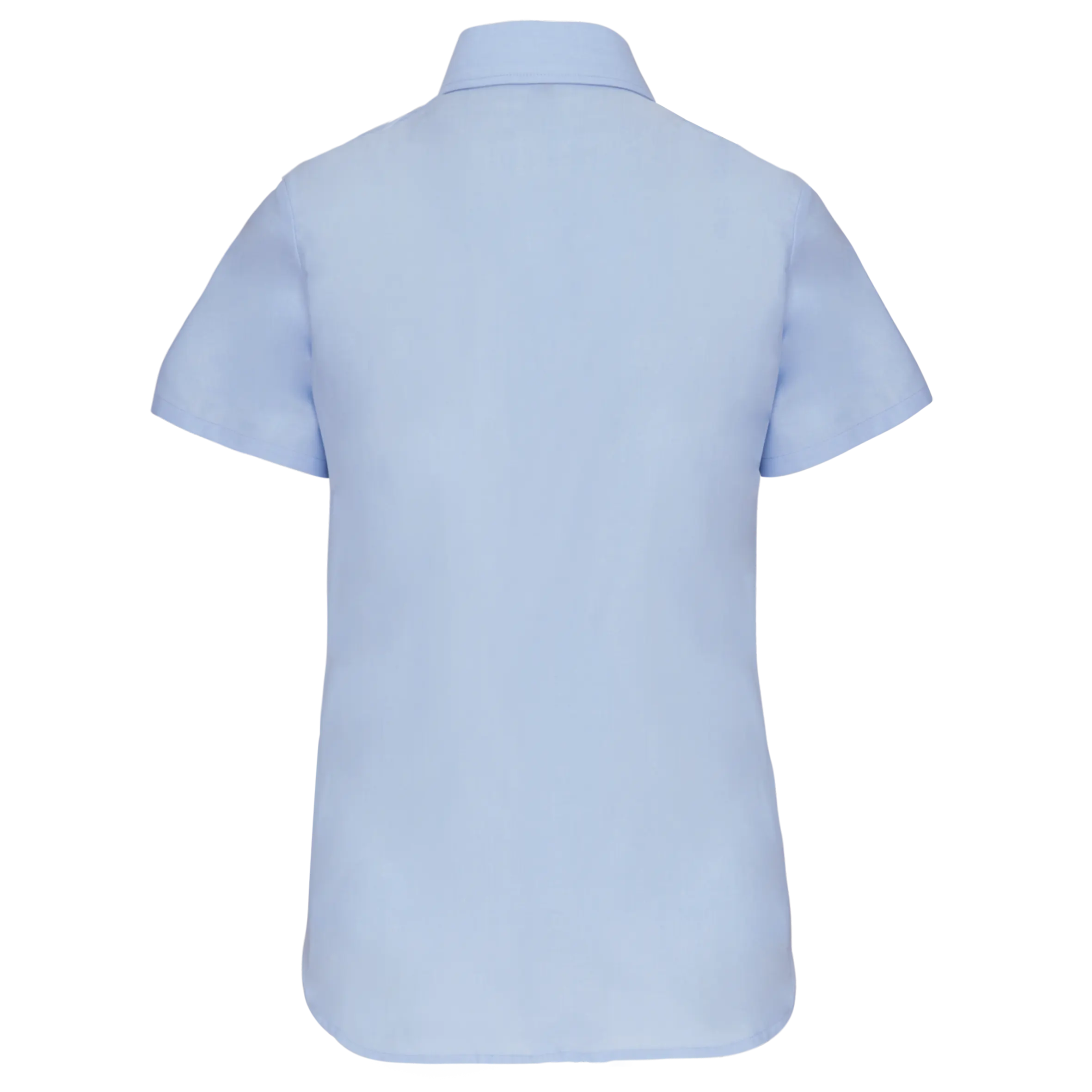Camisa oxford manga corta mujer