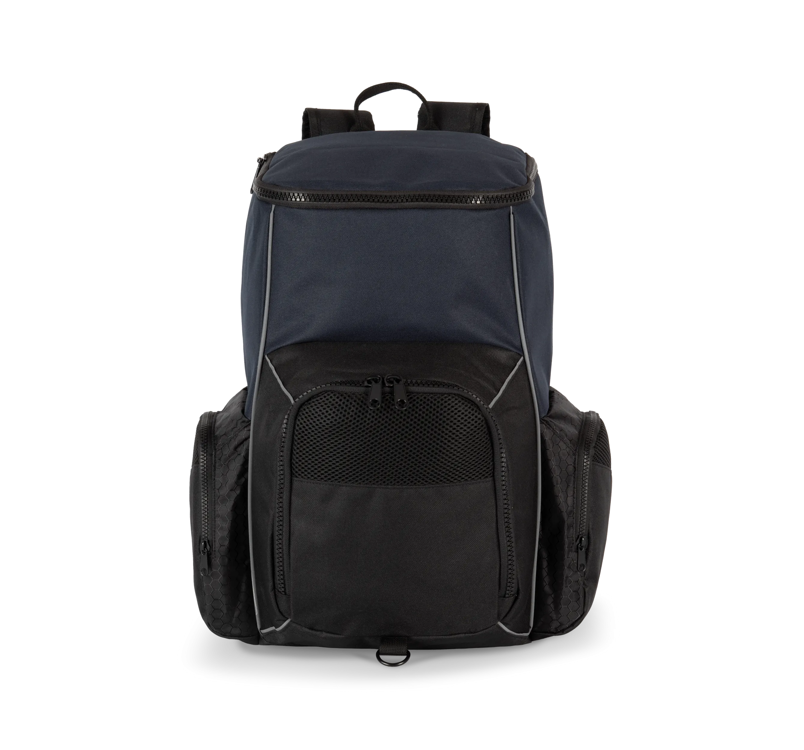 Mochila de deporte con portaobjetos confeccionada en material reciclado