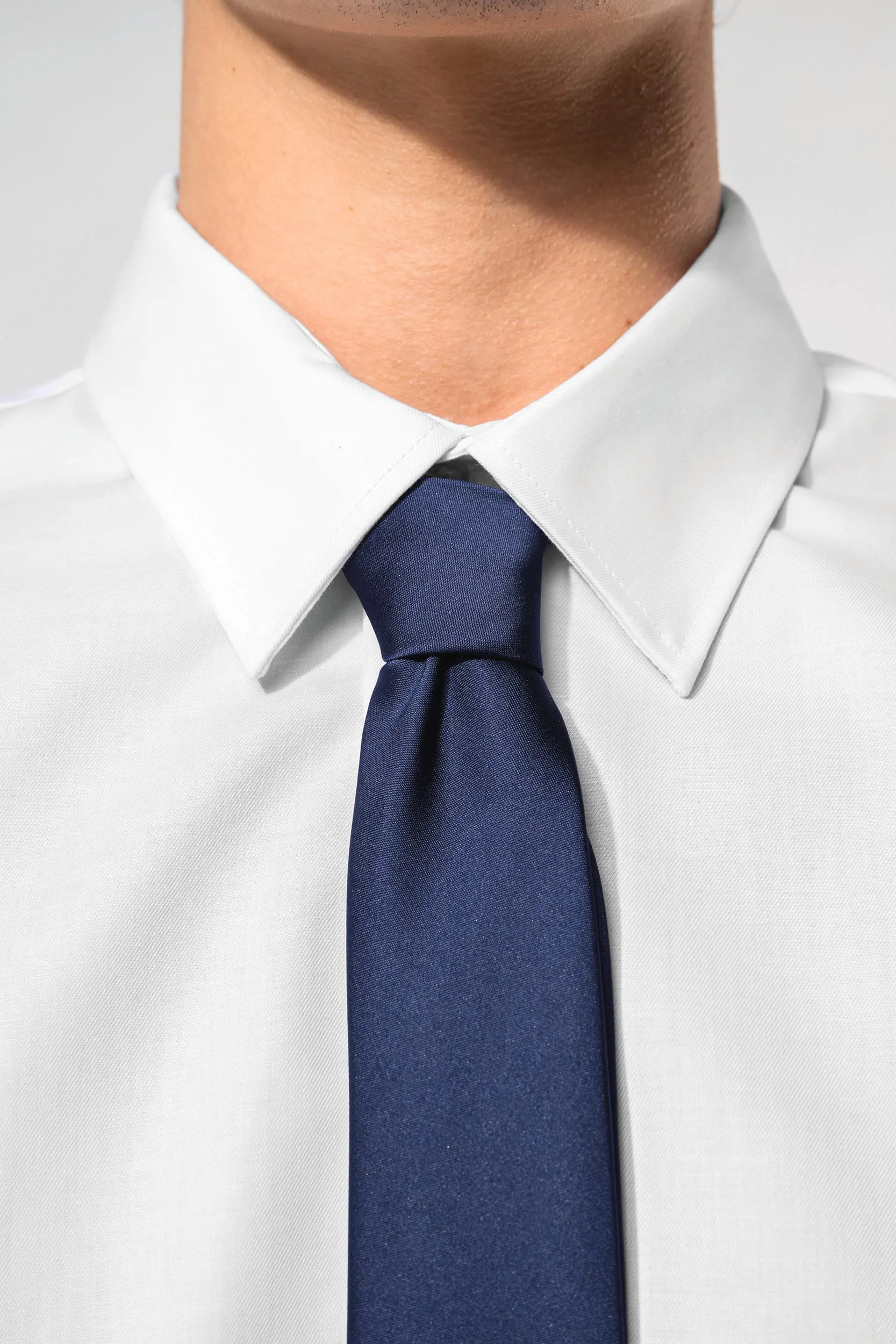 Corbata satinada