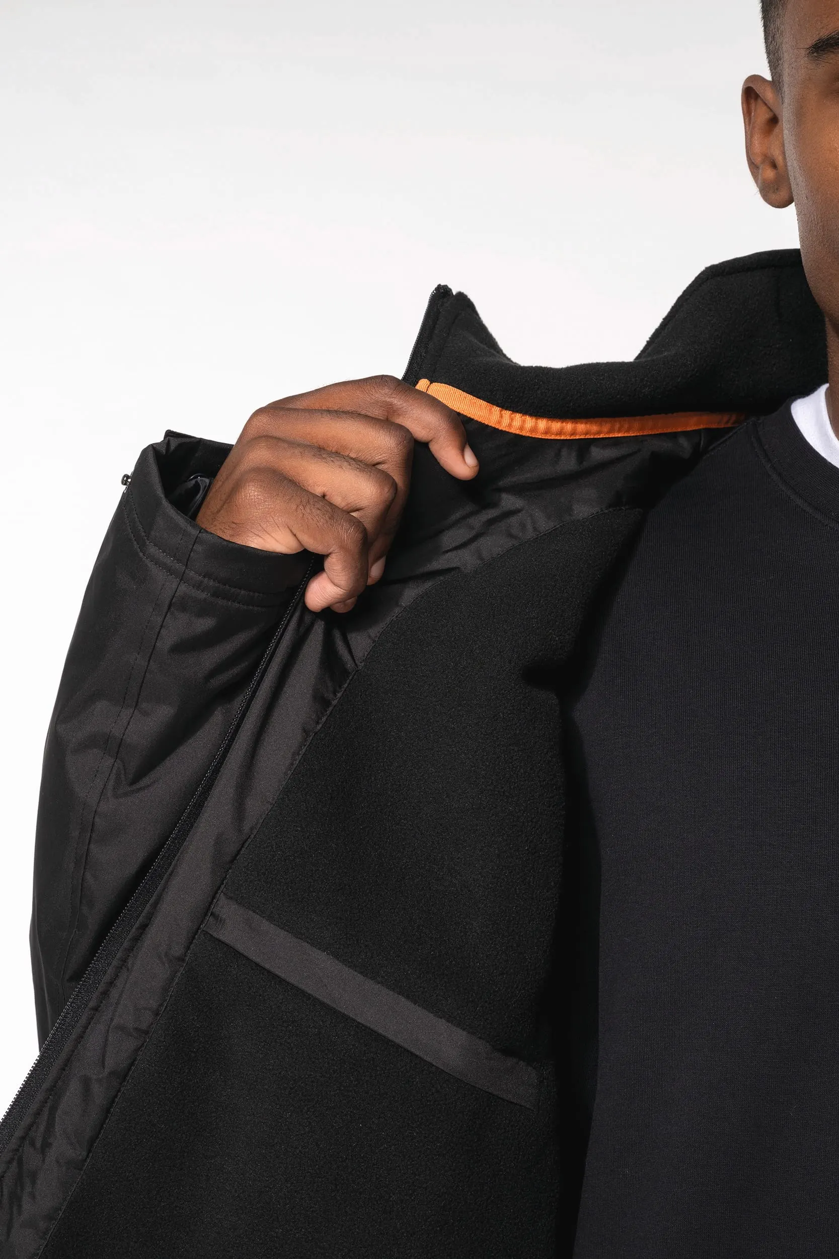 Chaqueta con mangas amovibles hombre