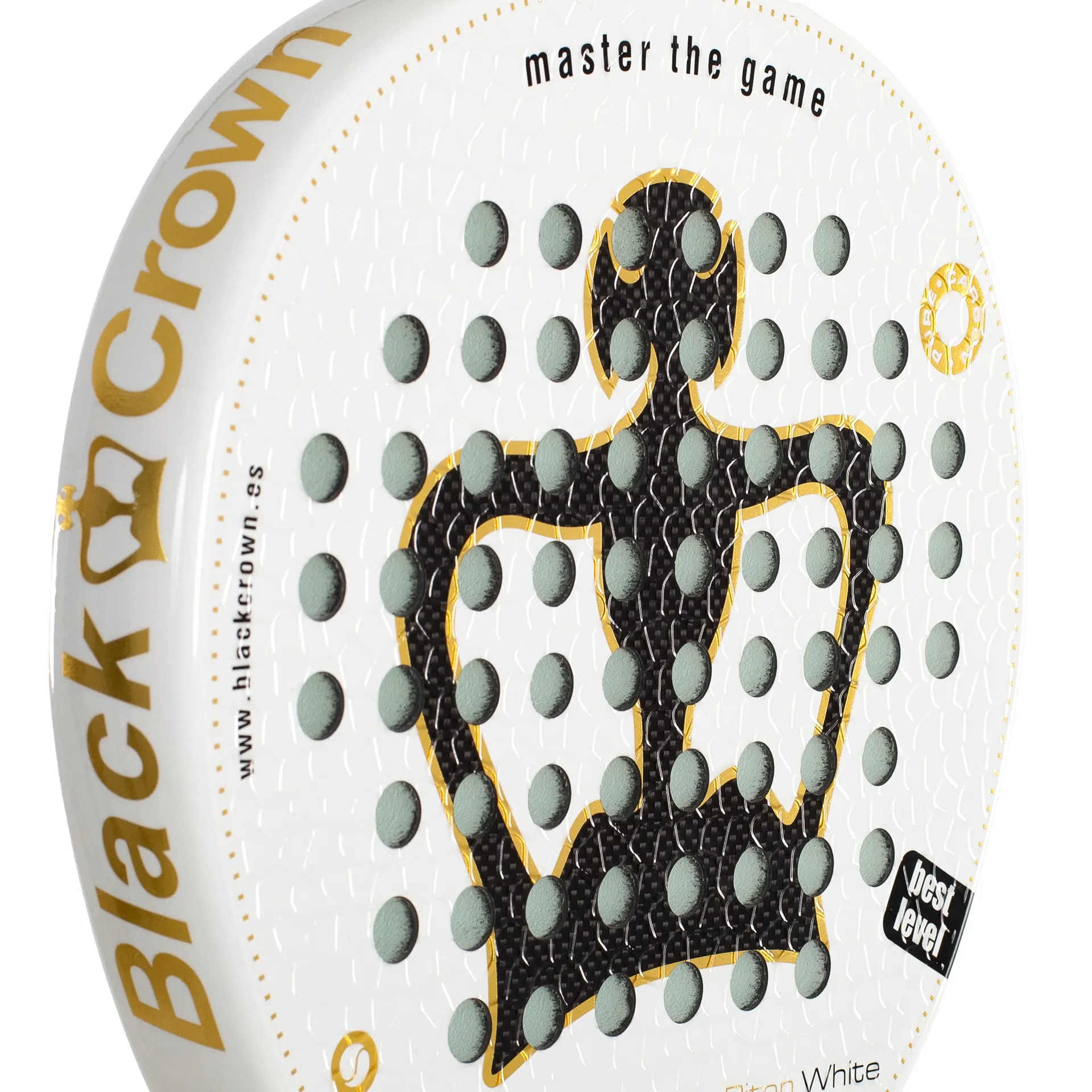 PALA DE PÁDEL BLACK CROWN PITON WHITE