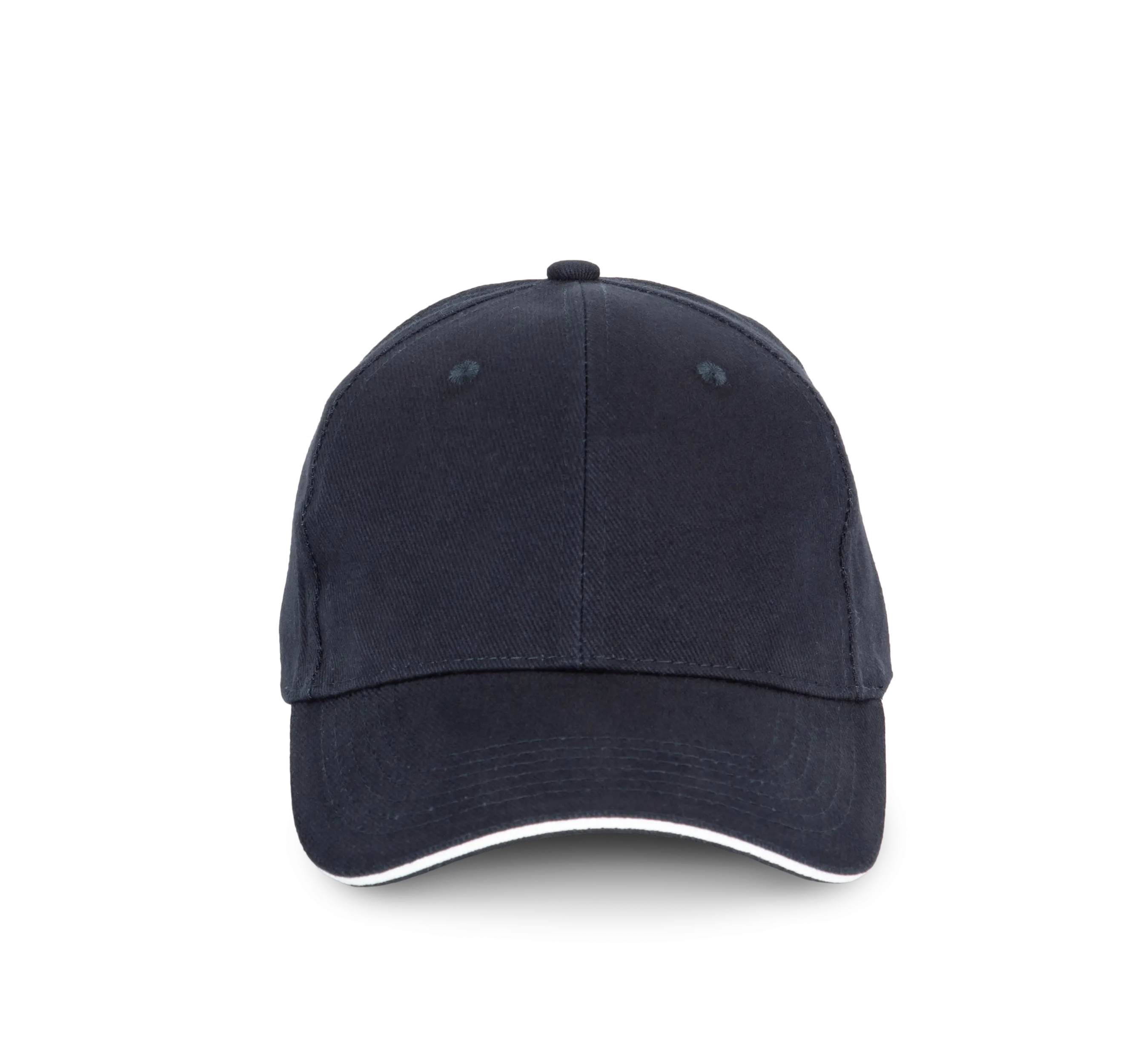 Gorra algodón orgánico con sándwich contrastado - 6 paneles