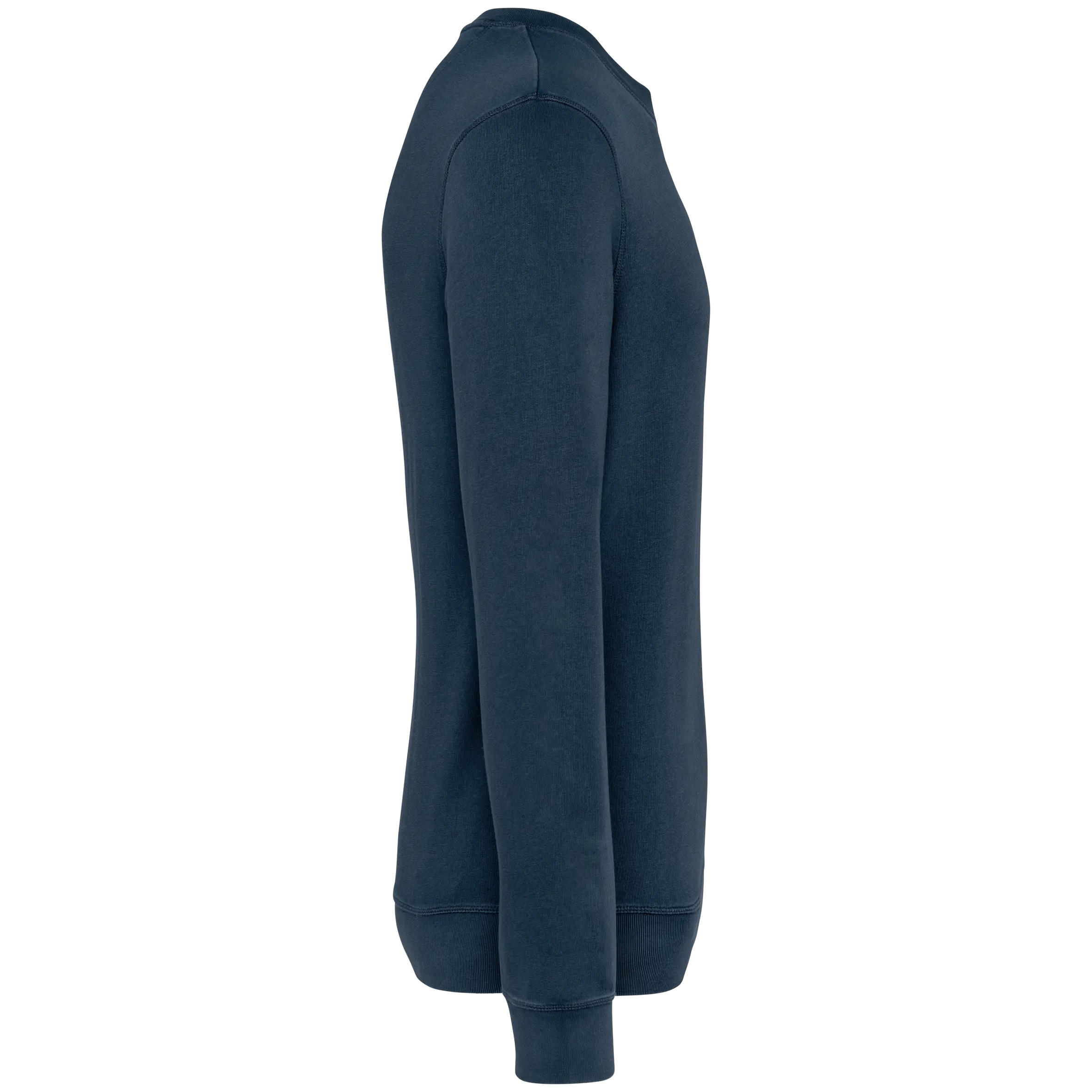 Sudadera ecorresponsable de cuello redondo French Terry unisex