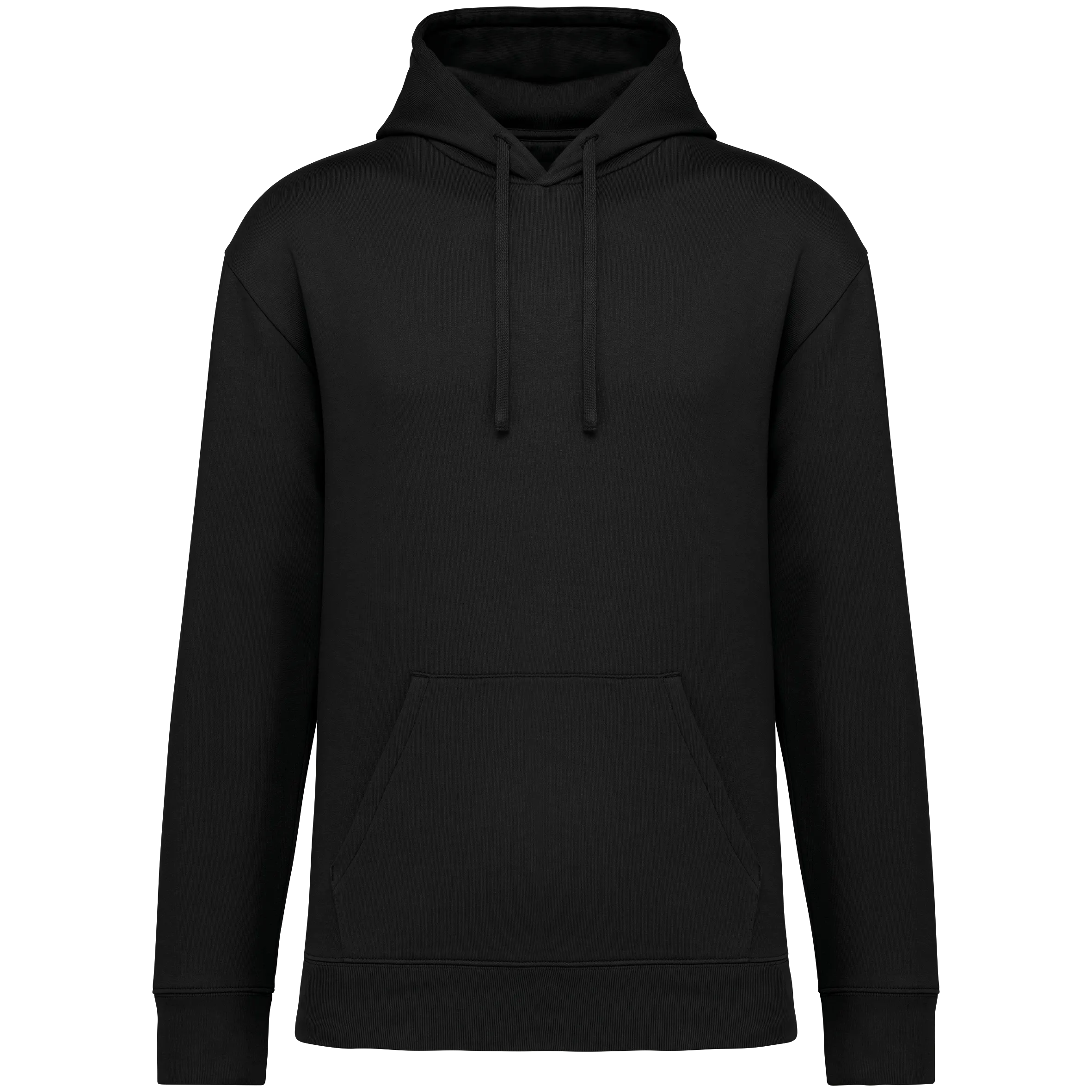 Sudadera ecorresponsable con capucha y hombros caídos felpa perchada unisex