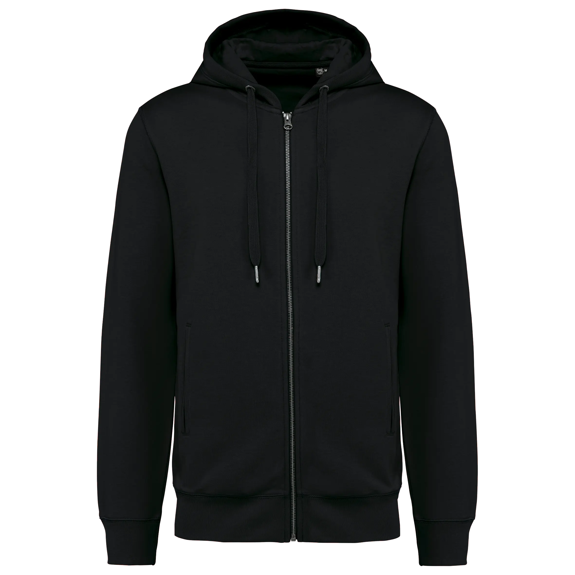 Sudadera ecorresponsable french terry con capucha y cremallera - Unisex