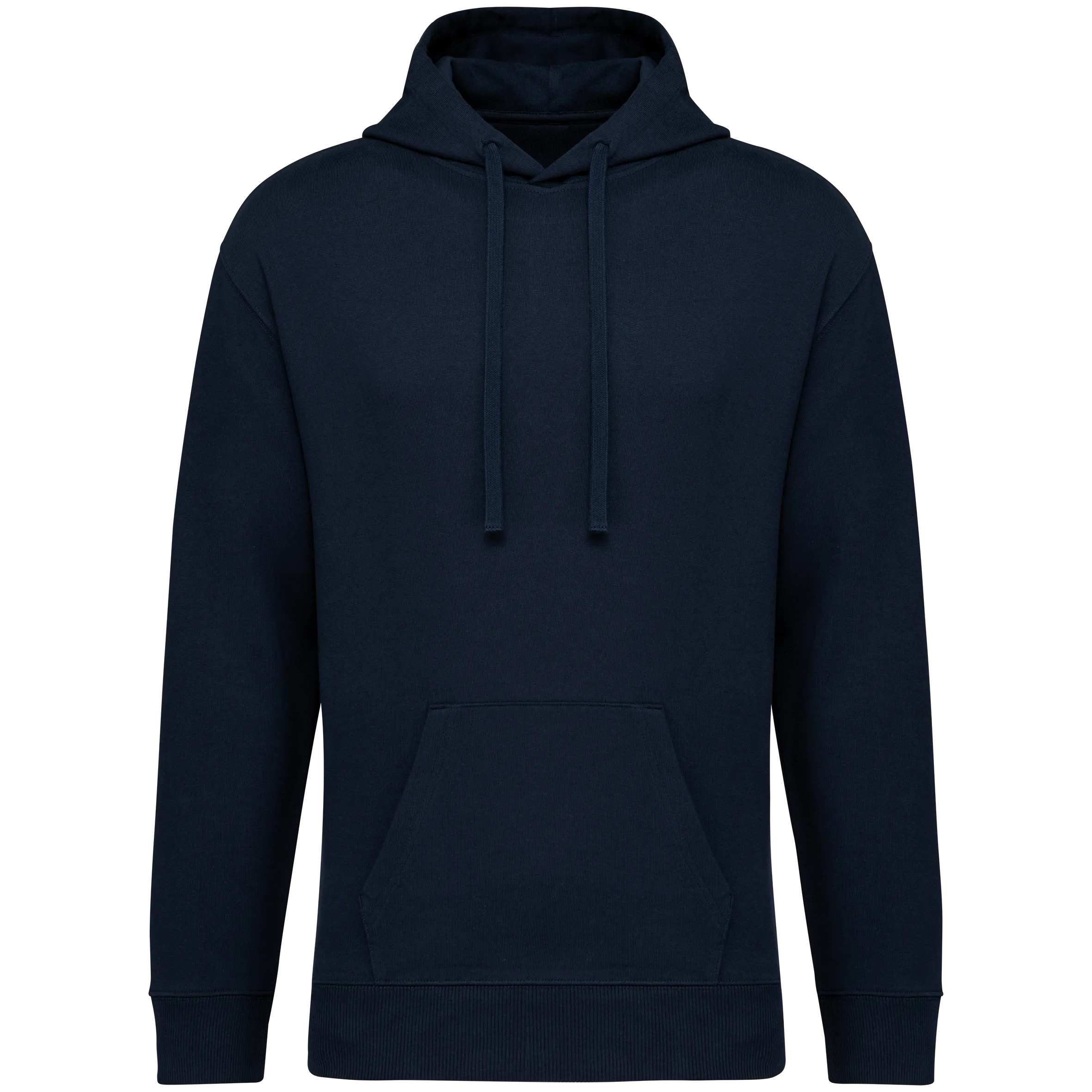 Sudadera ecorresponsable con capucha y hombros caídos French Terry unisex