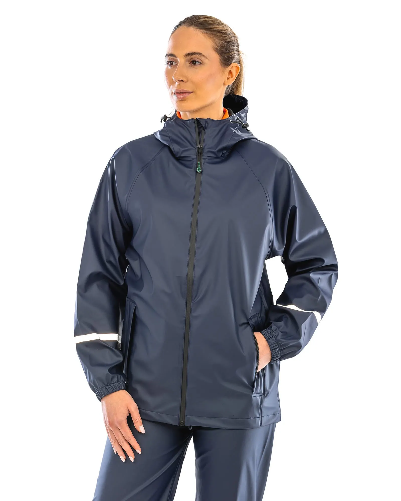 Chaqueta impermeable Prism PU con bandas reflectantes<br/>