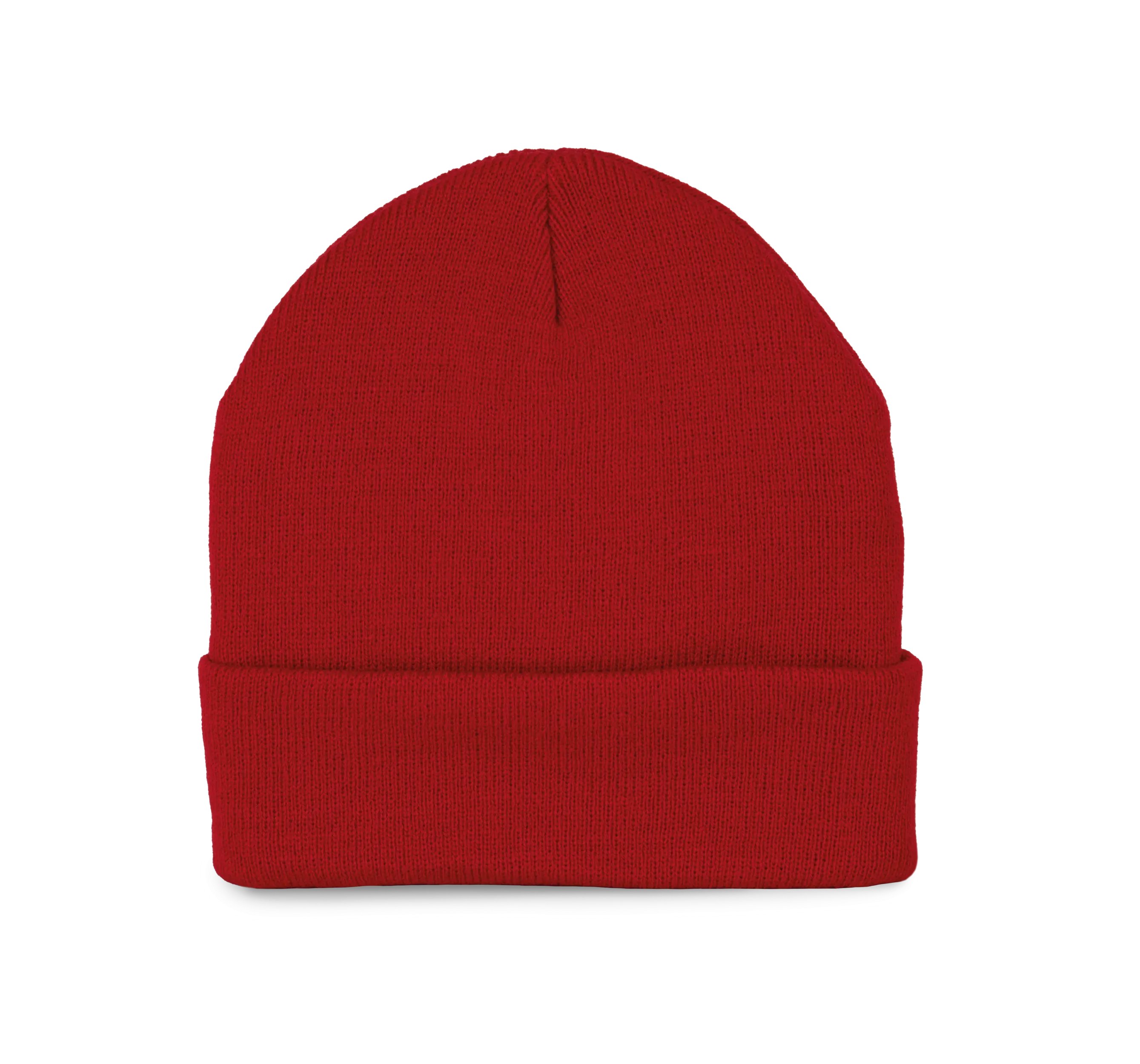 Gorro punto reciclado con dobladillo