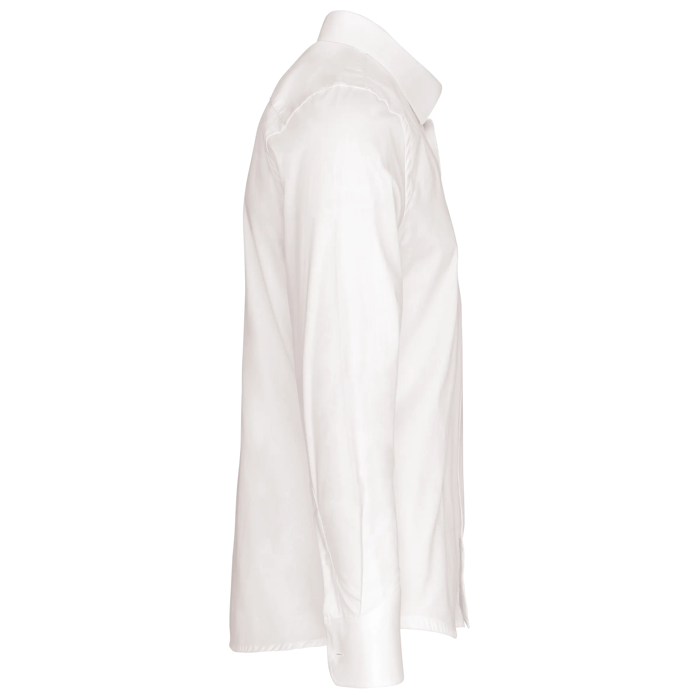 Camisa popelina manga larga hombre