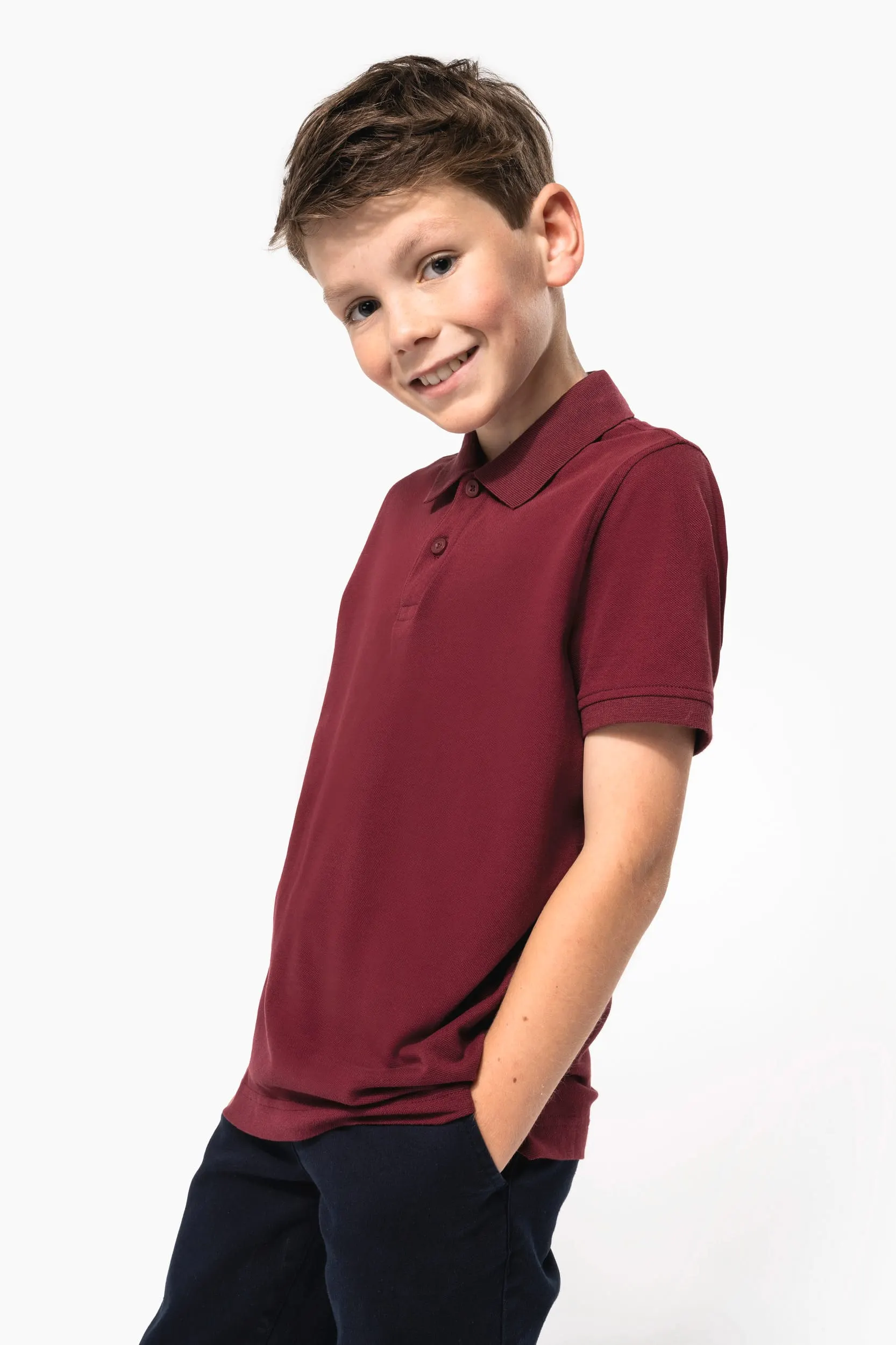 Polo de punto piqué Bio180 infantil