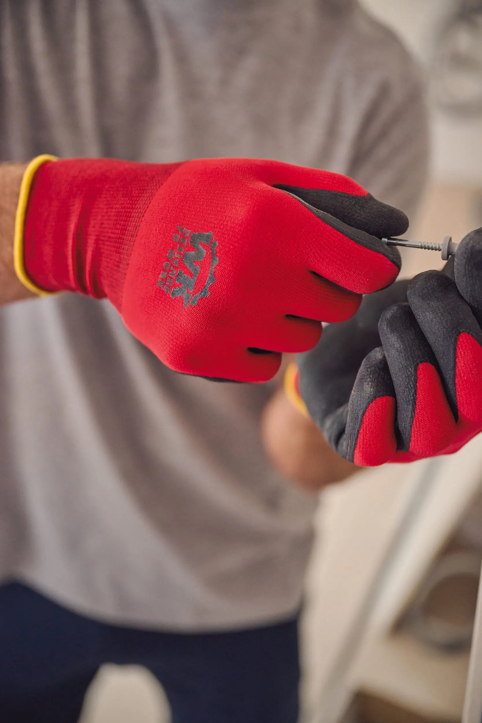 Guantes para manipulación de materiales ligeros