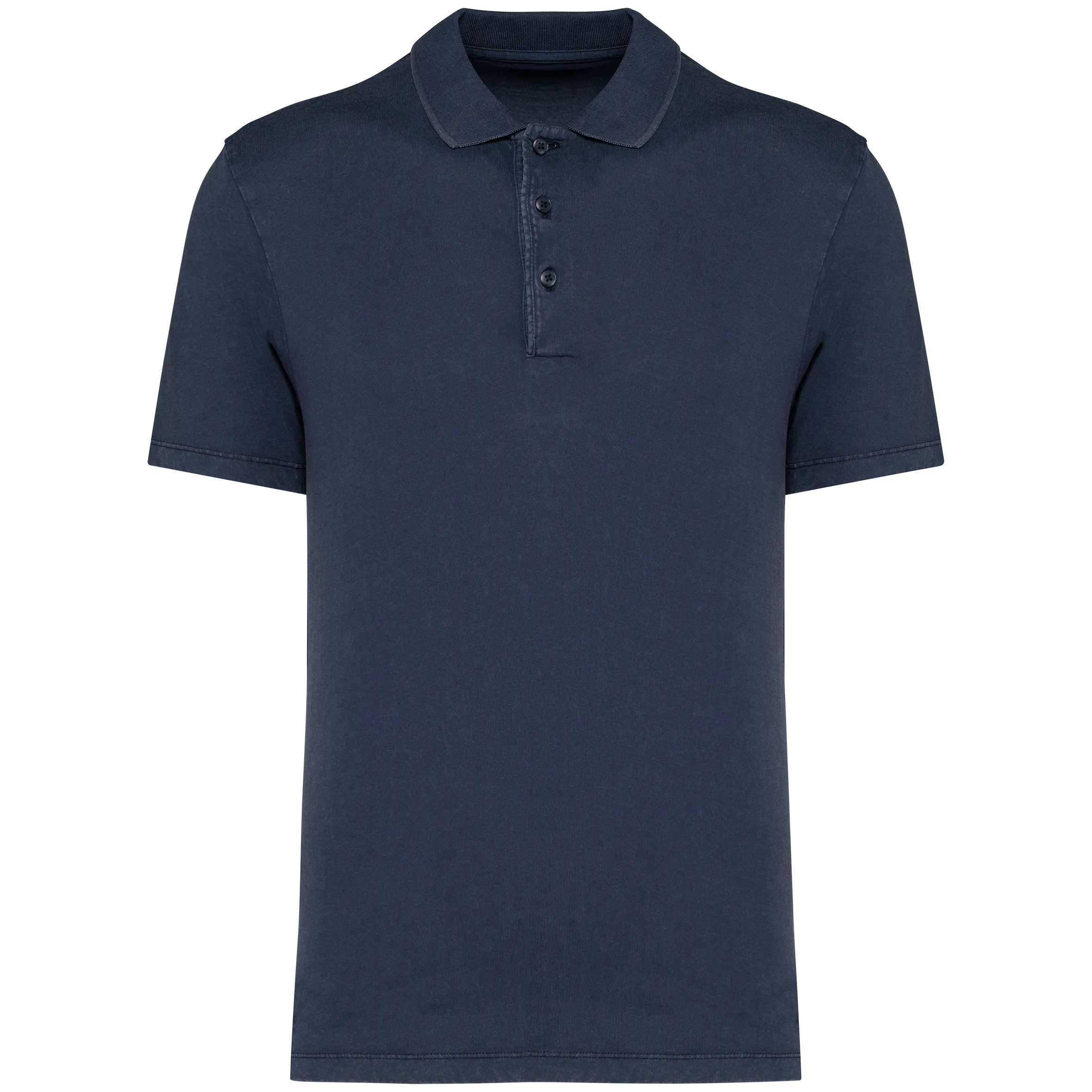 Polo ecorresponsable efecto lavado de punto jersey hombre