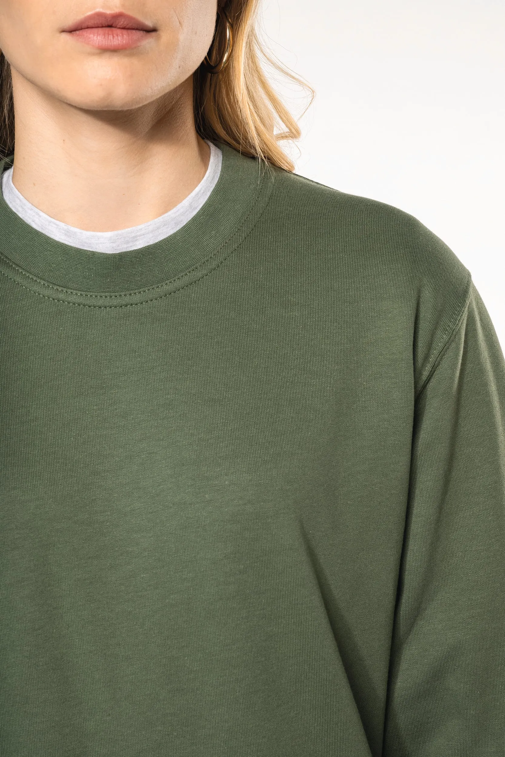 Sudadera cuello redondo