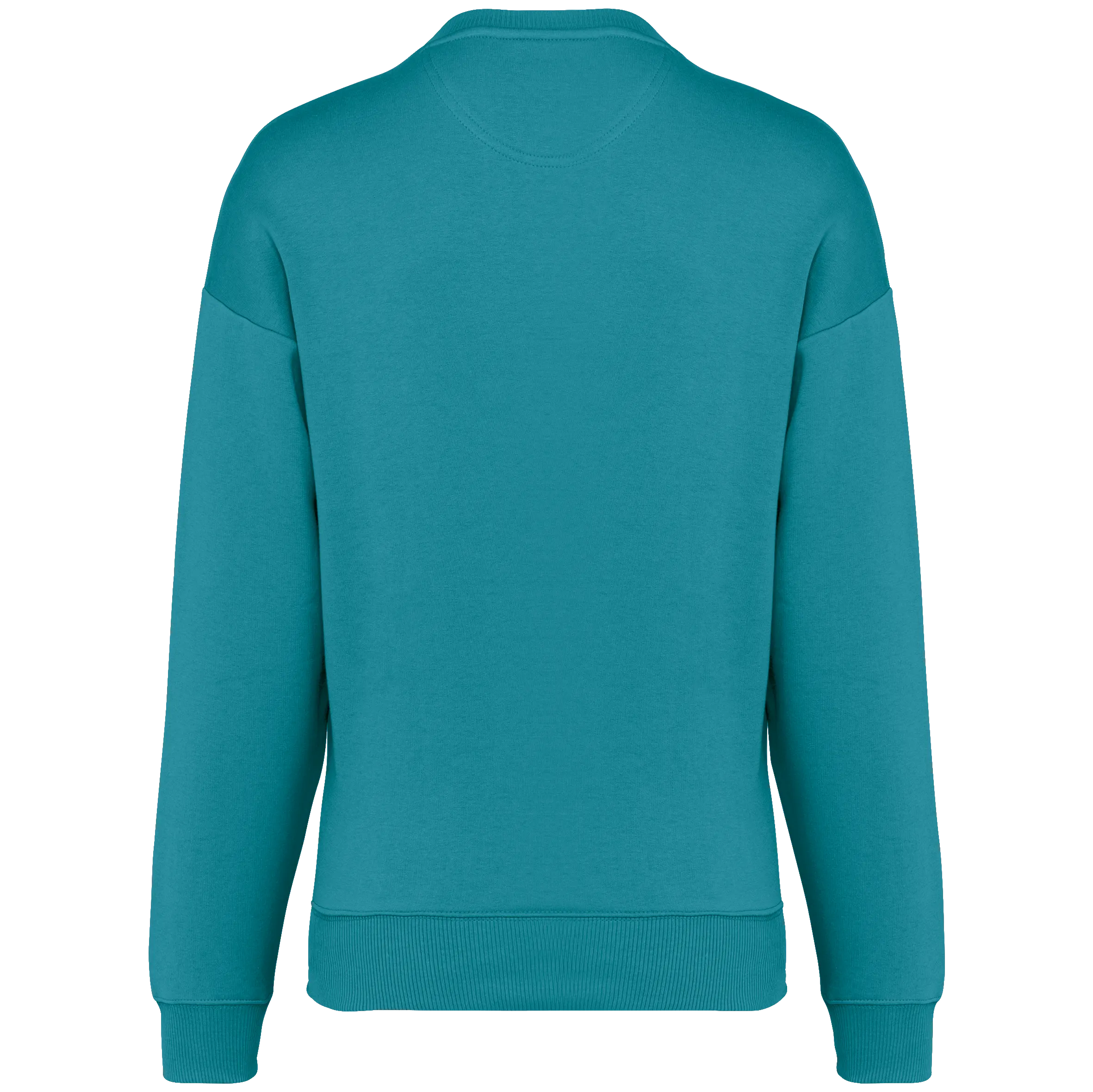 Sudadera ecorresponsable cuello redondo oversize unisex