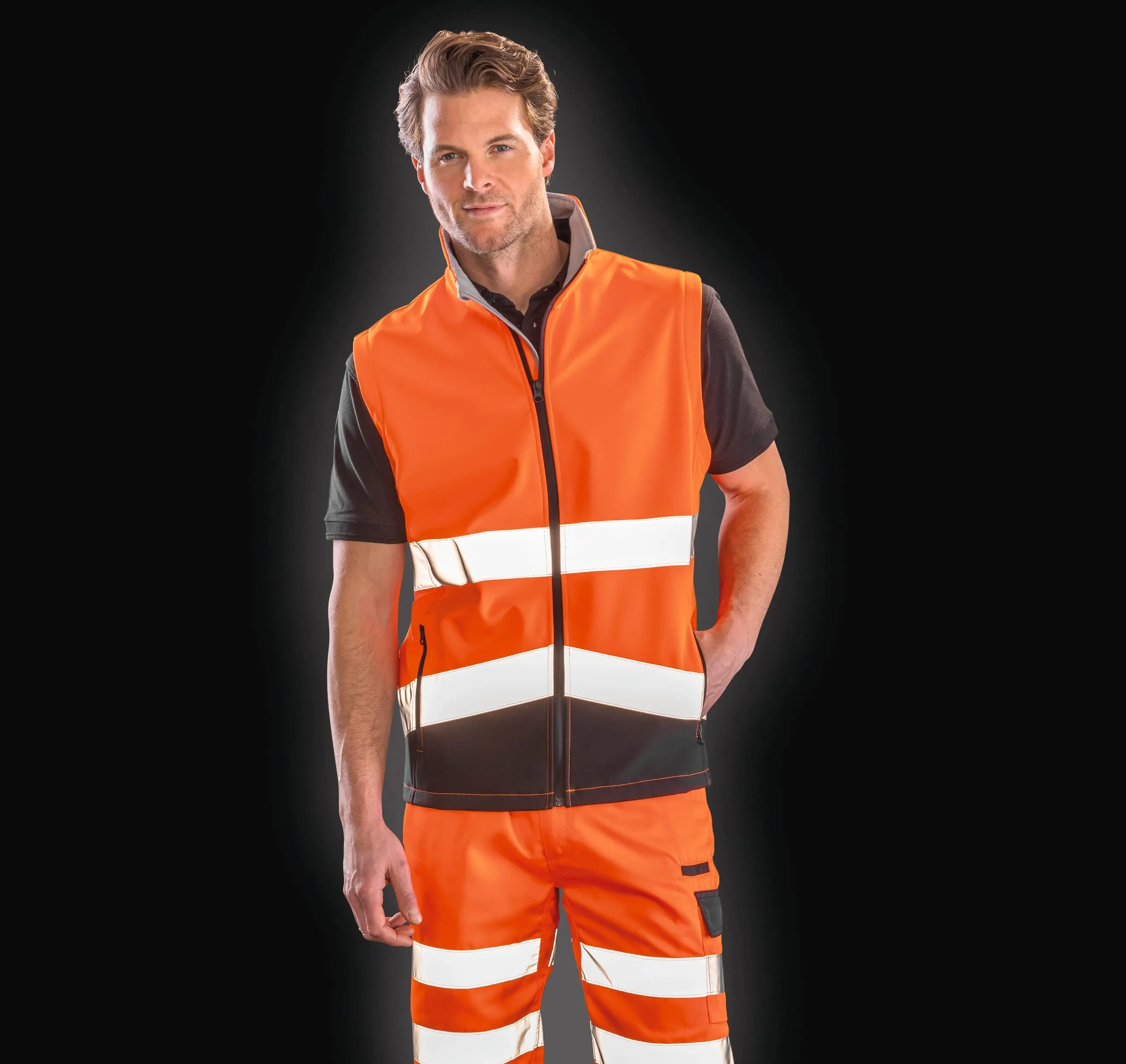 Chaleco Softshell Alta Visibilidad